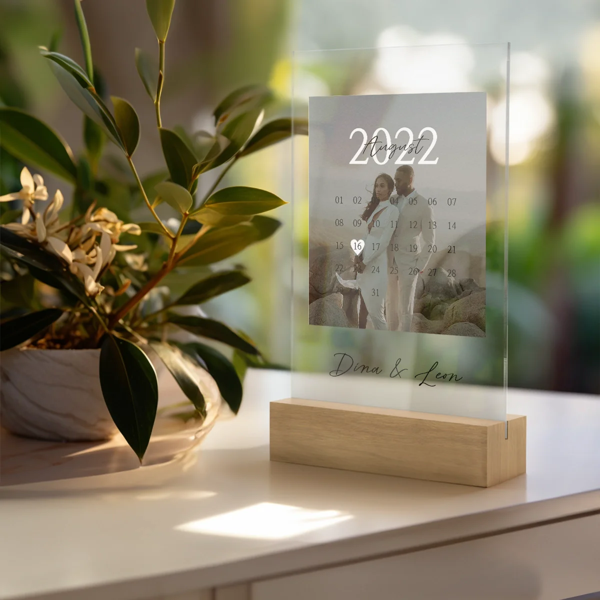 Personalized Acrylic Glass "Our Day" - Image 3