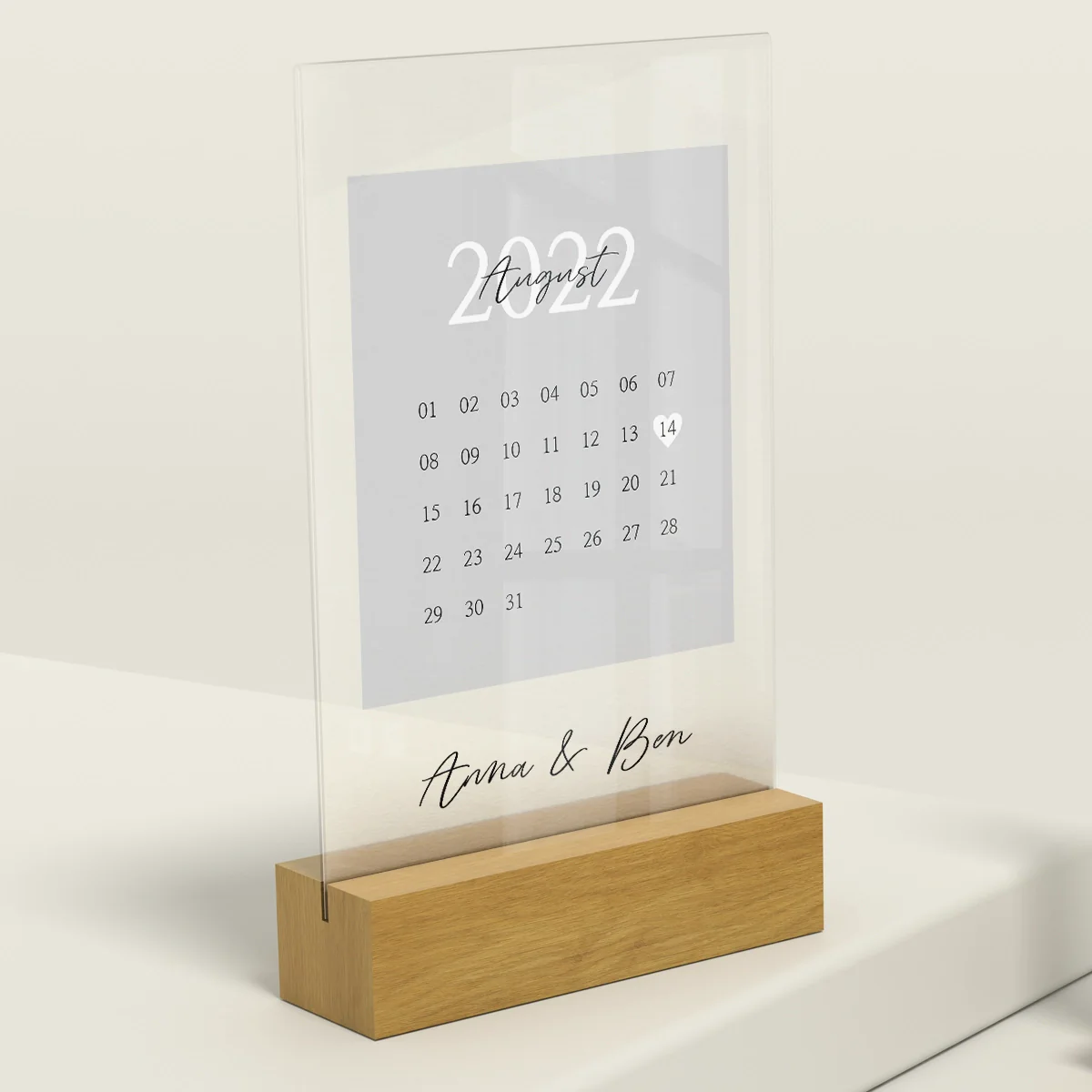 Personalized Acrylic Glass "Our Day" - Image 4
