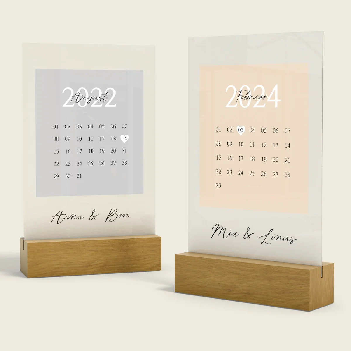 Personalized Acrylic Glass "Our Day" - Image 6