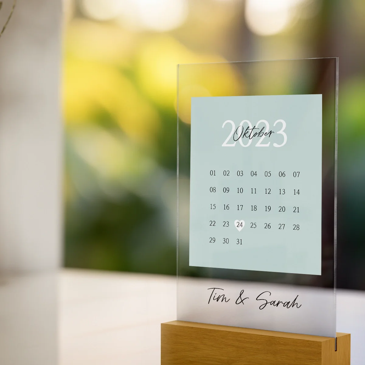 Personalized Acrylic Glass "Our Day" - Image 8