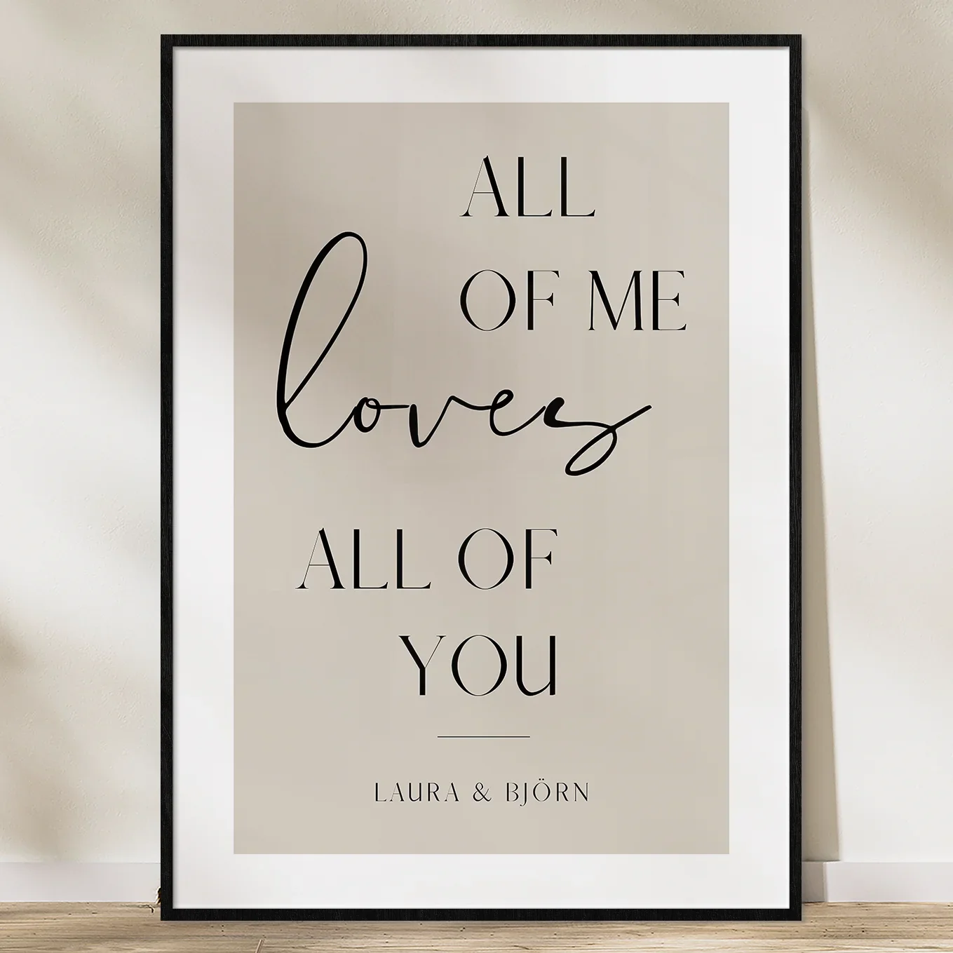 Poster"All of me"