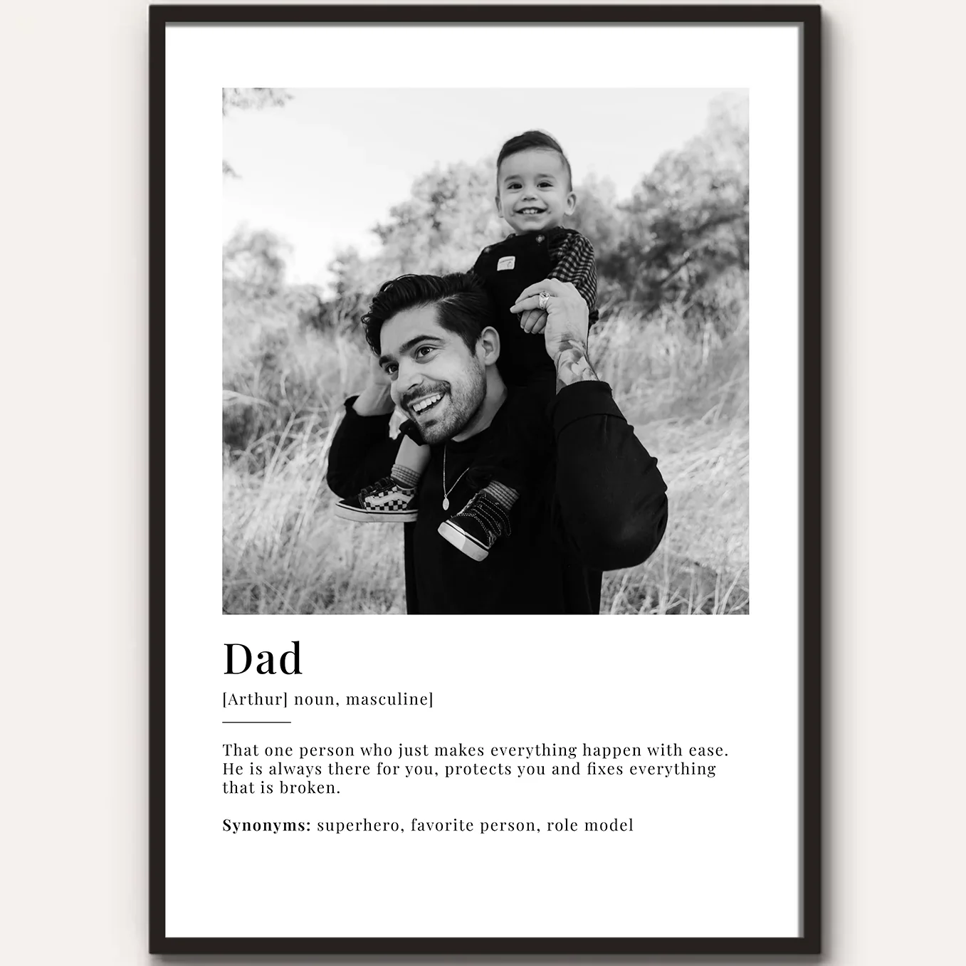 Photo poster "Dad Definition" (English) - Image 8
