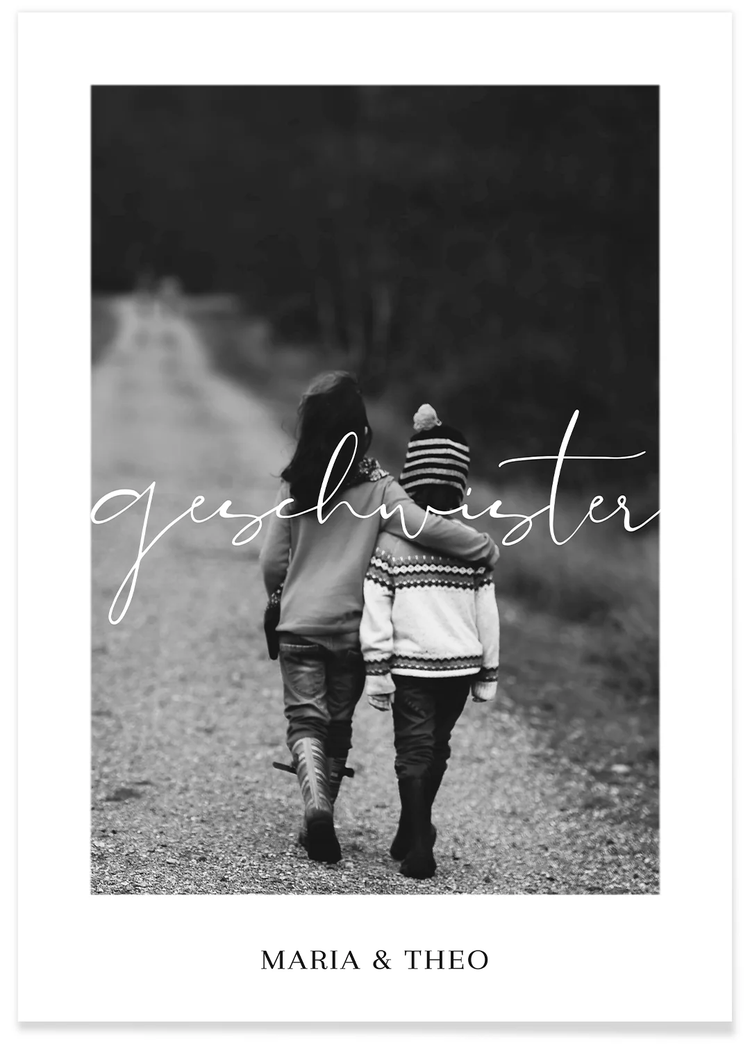 Photo poster"Siblings"