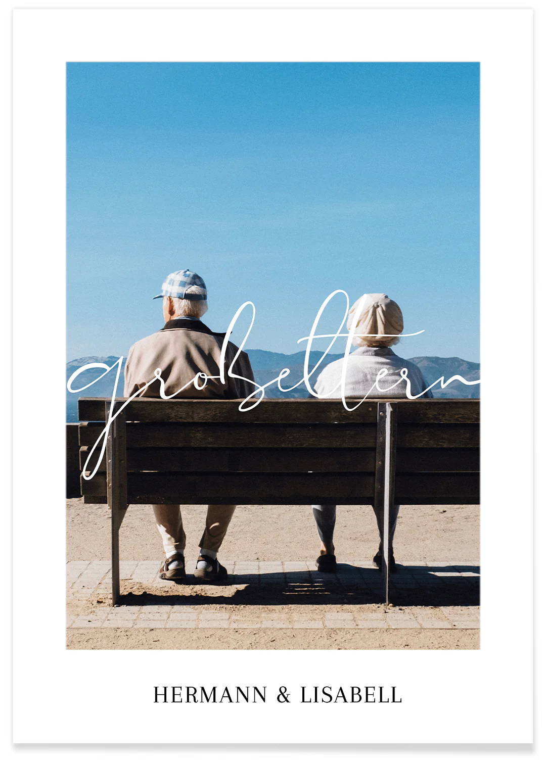 Photo Poster"Grandparents"