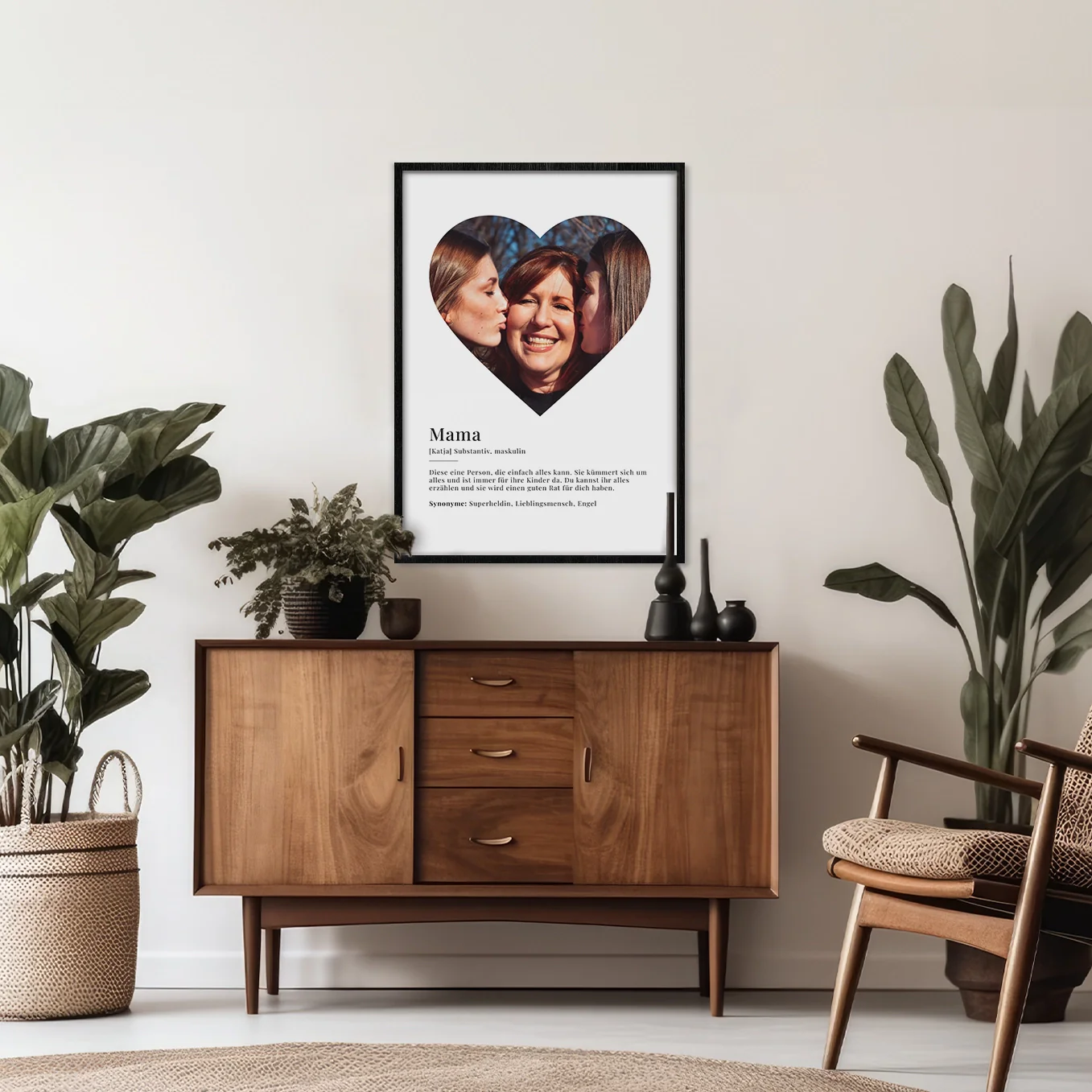 Photo poster "Mom Definition" in heart shape - Image 7