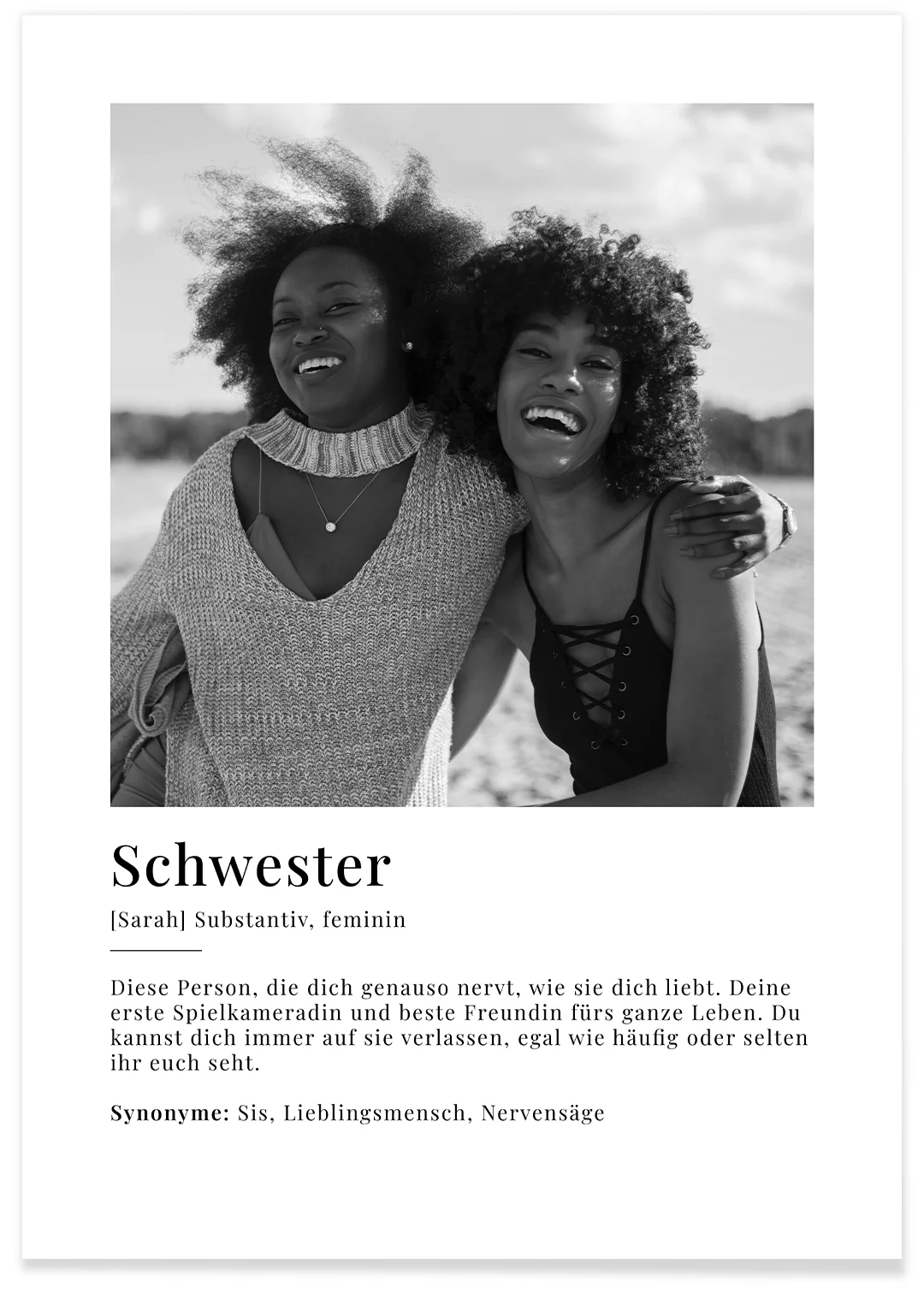 Photo poster"Sister Definition" - Image 2