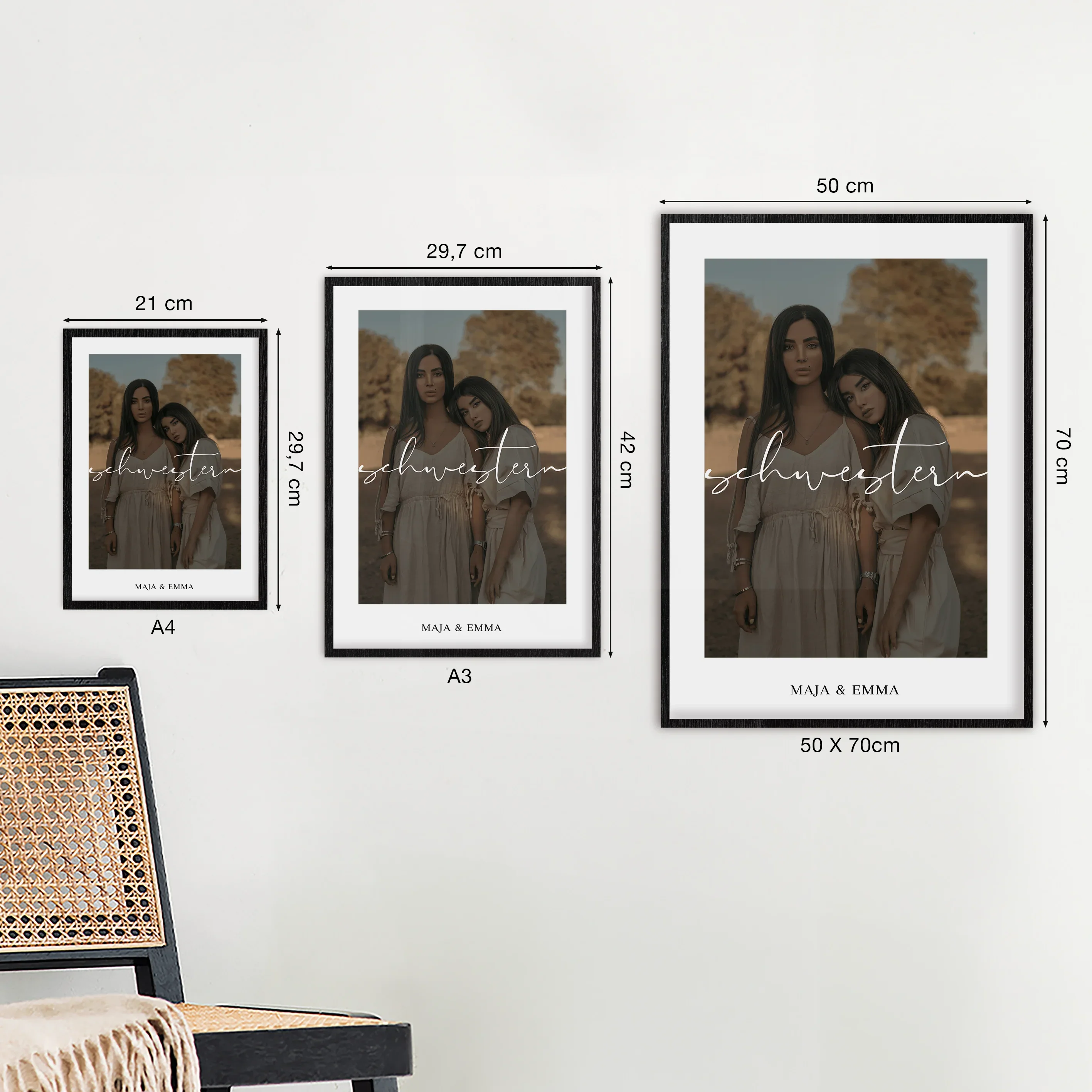 Photo poster"Sisters" - Image 4