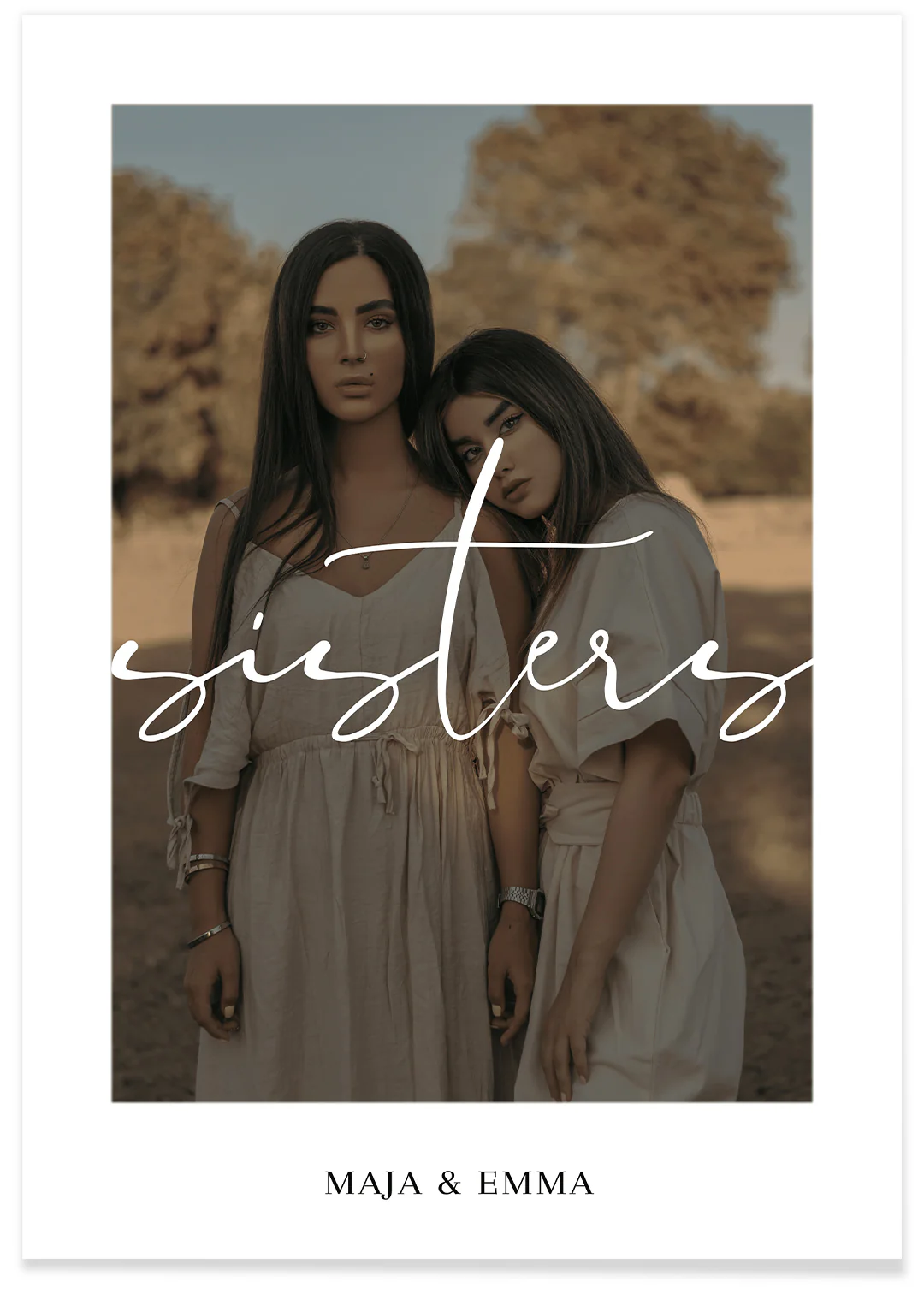 Photo poster"Sisters"
