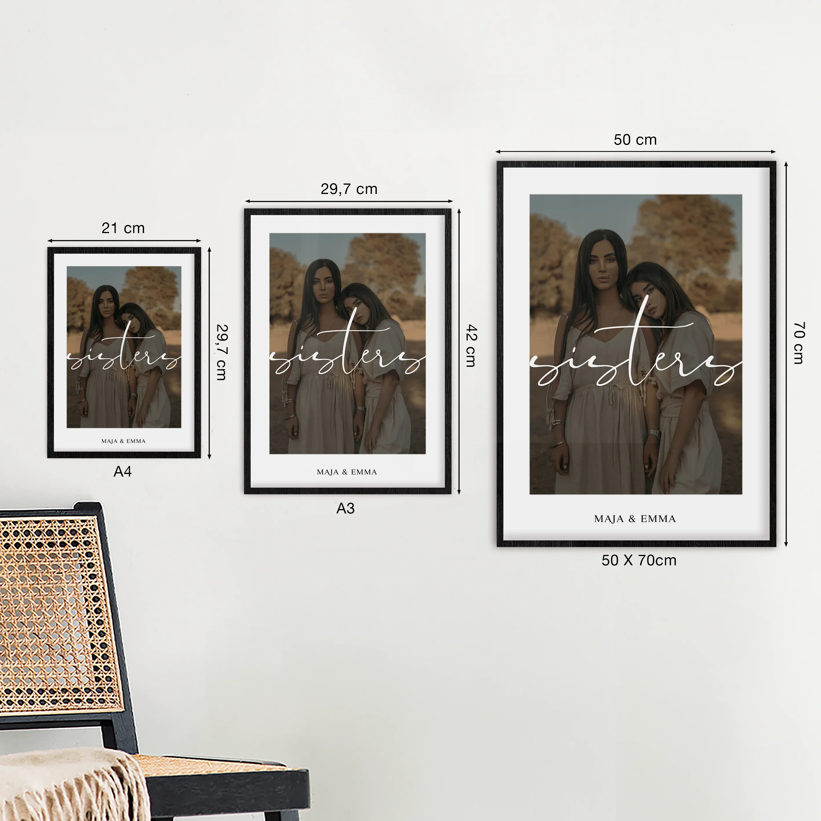 Photo poster"Sisters" - Image 4