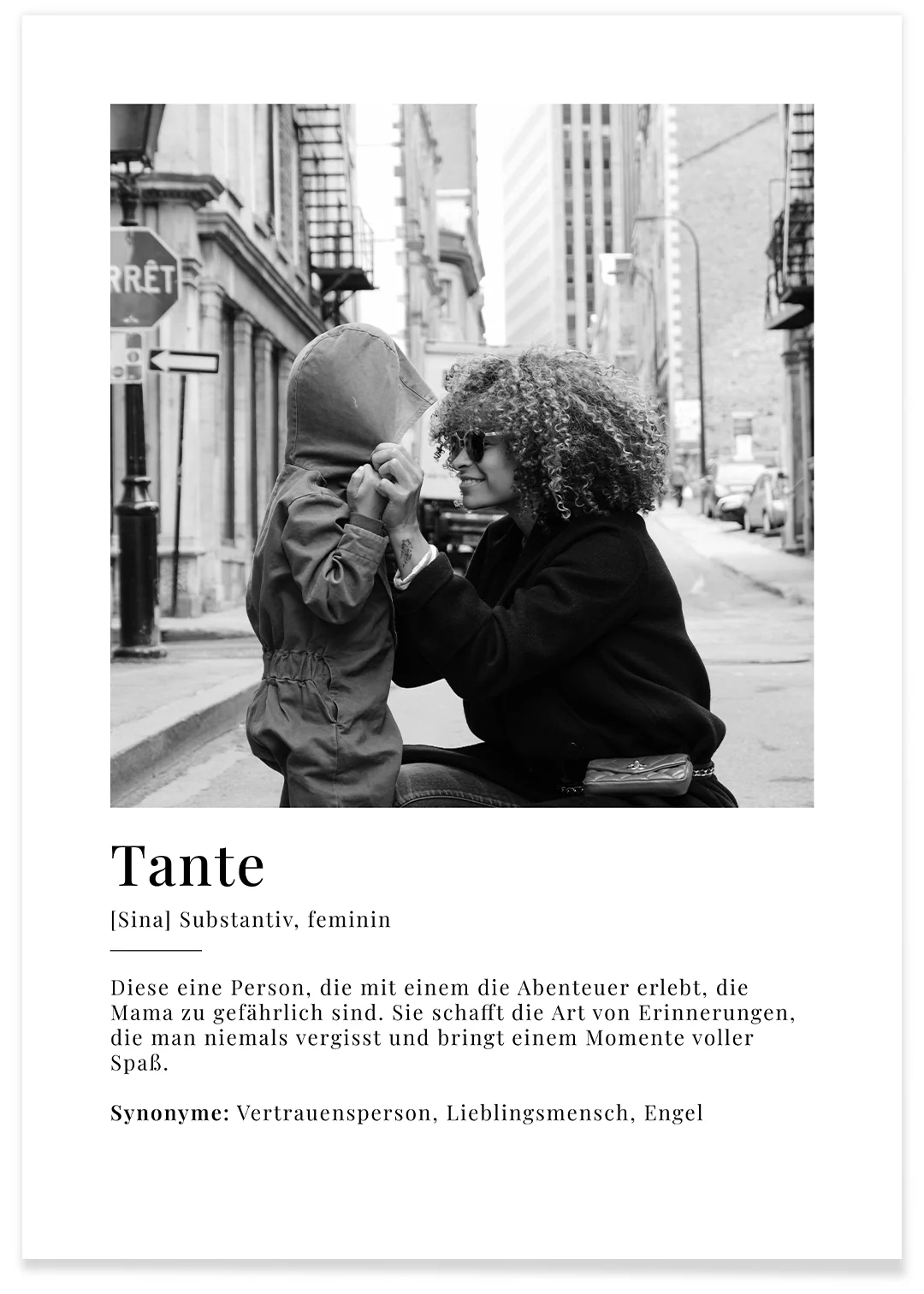 Photo poster"Aunt Definition"