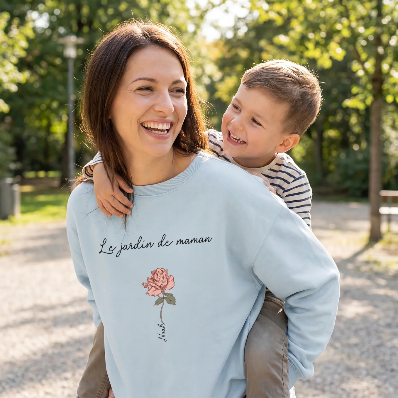 (FR) Personalisierter Sweater "Mamas Garten" - Image 2