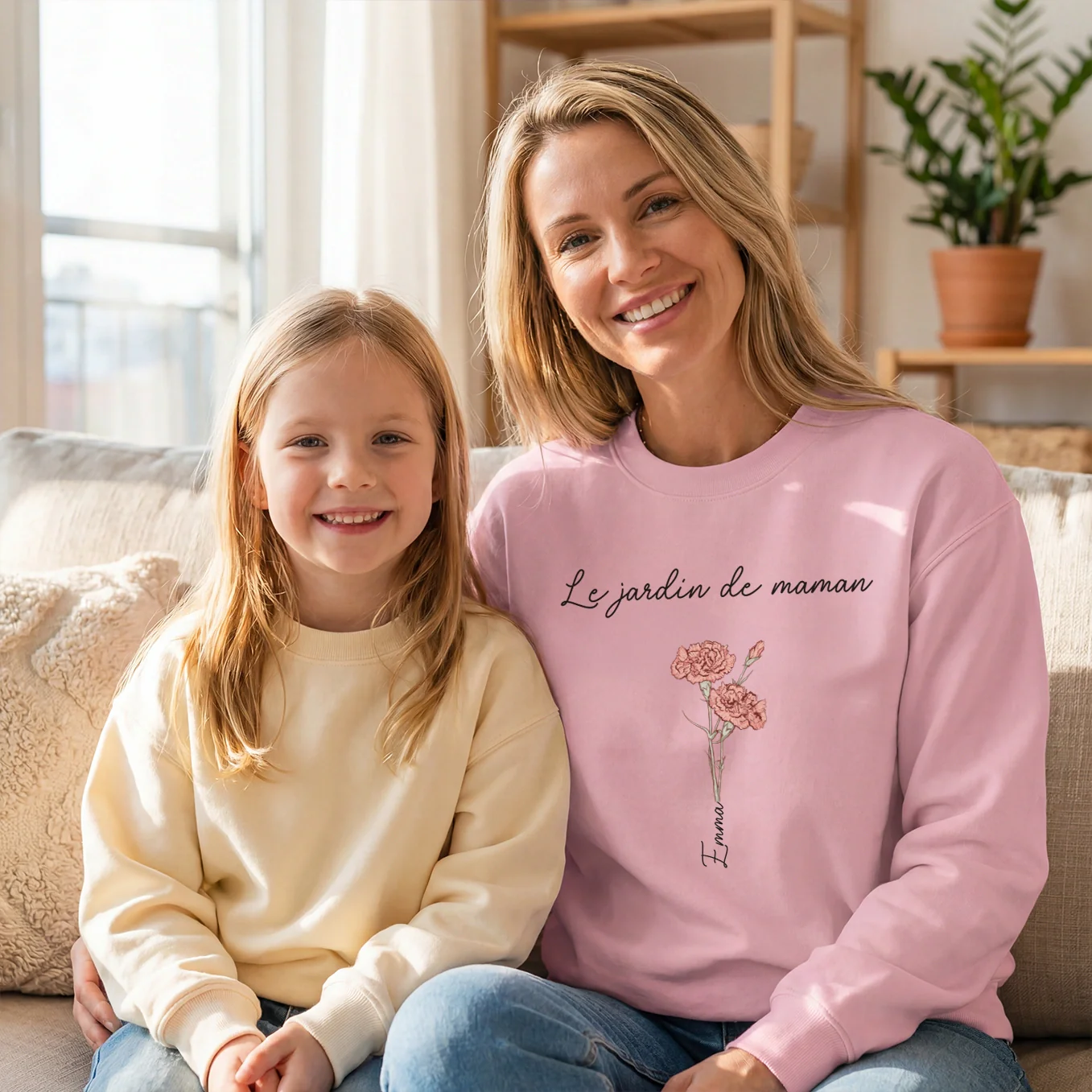(FR) Personalisierter Sweater "Mamas Garten" - Image 4