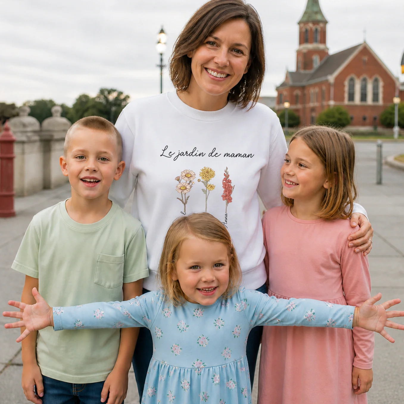 (FR) Personalisierter Sweater "Mamas Garten" - Image 6