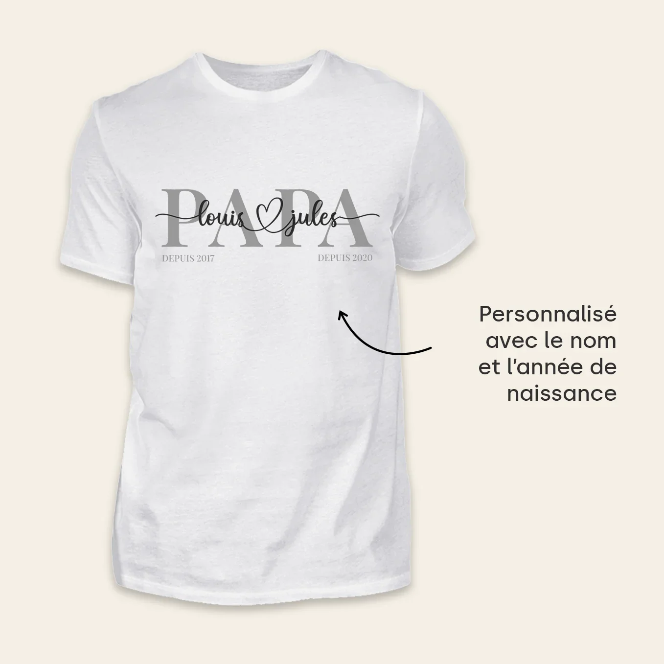 Personalized T-shirt "Dad" - Image 4