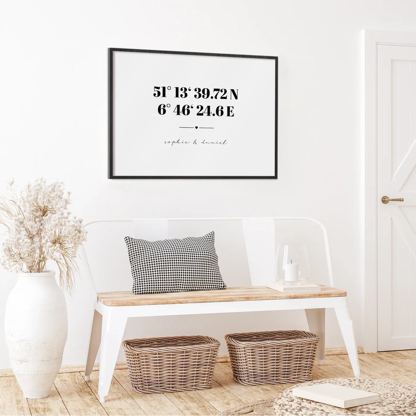 Wedding poster "Coordinates" - Image 3