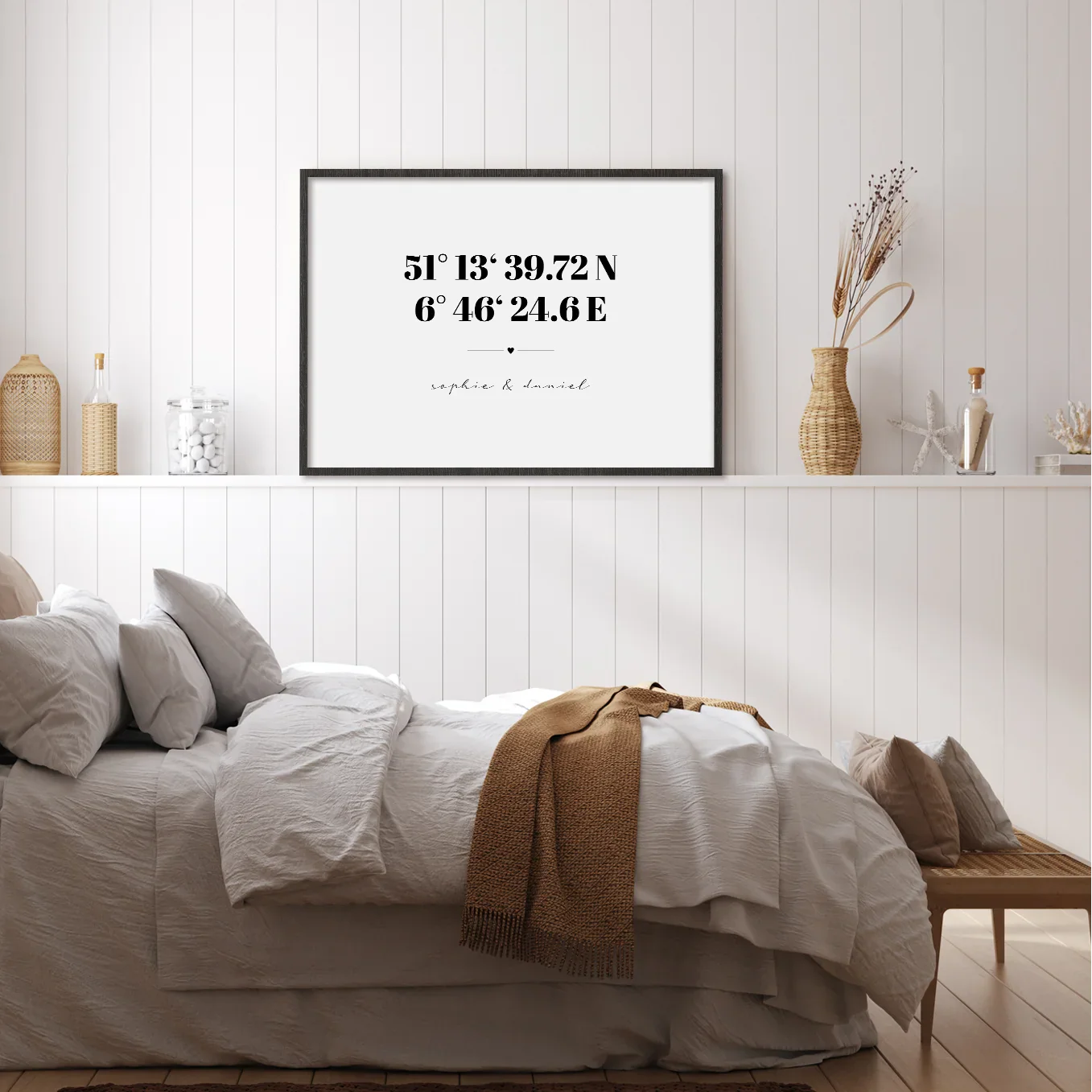 Wedding poster "Coordinates" - Image 4