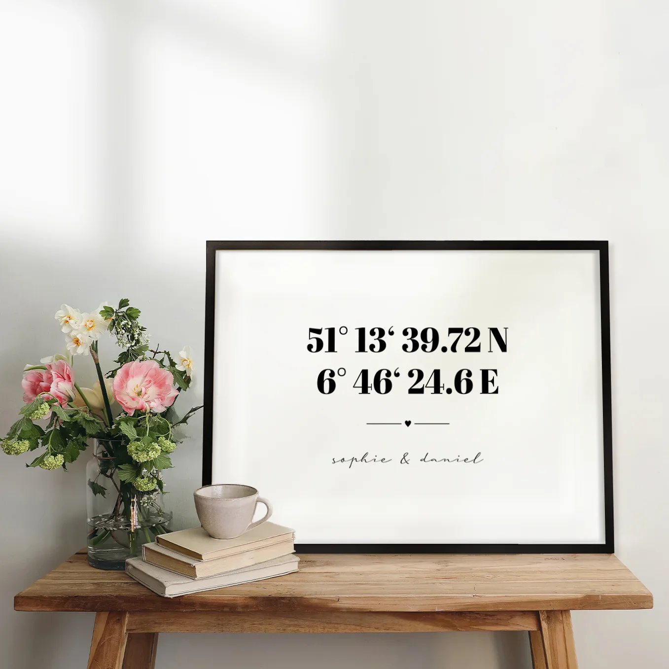 Wedding poster "Coordinates" - Image 6