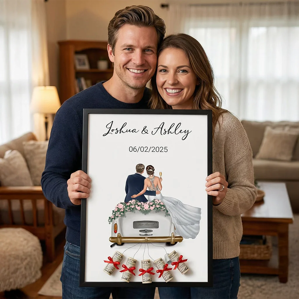 Personalized Poster "Just Married" - Image 3