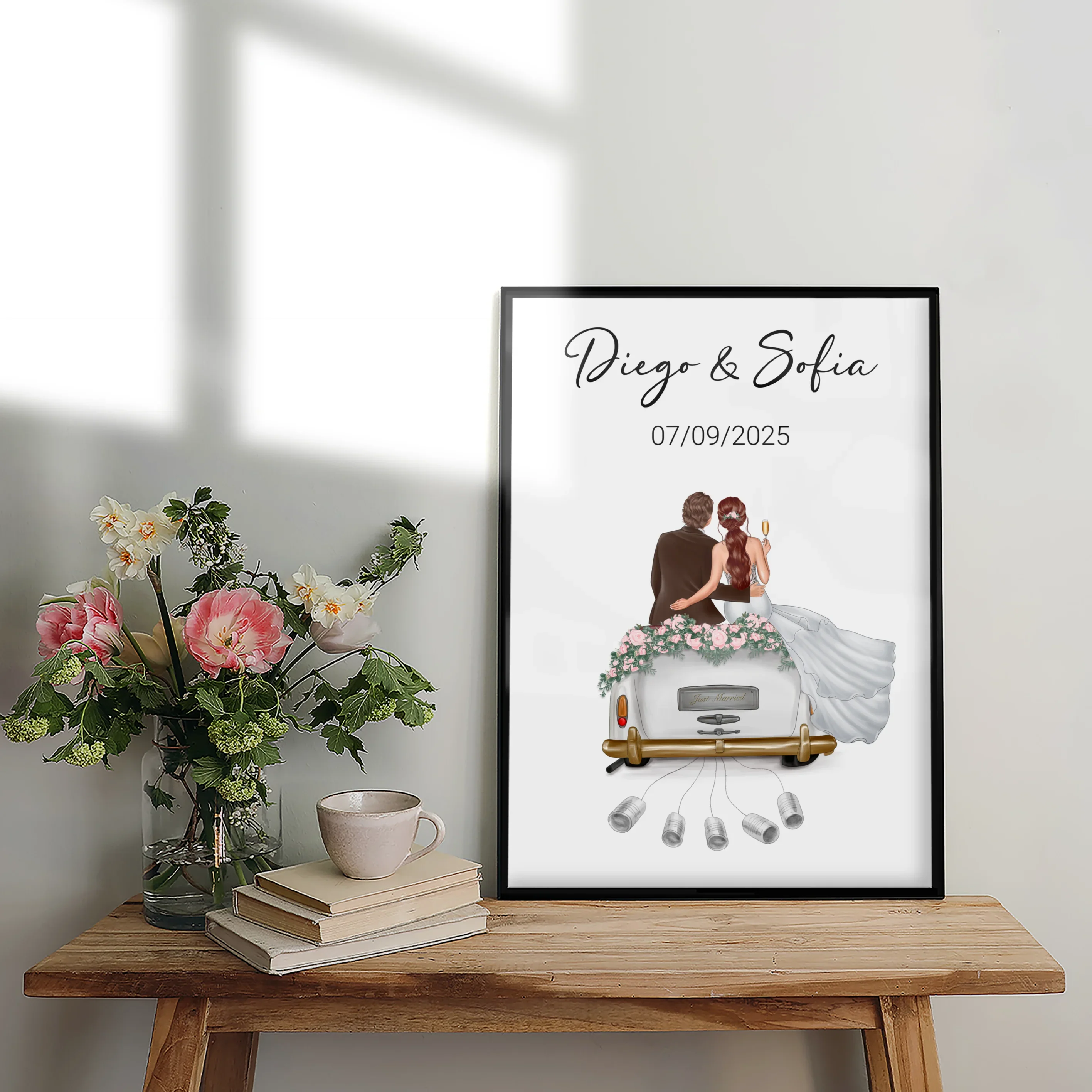 Personalized Poster "Just Married" - Image 5