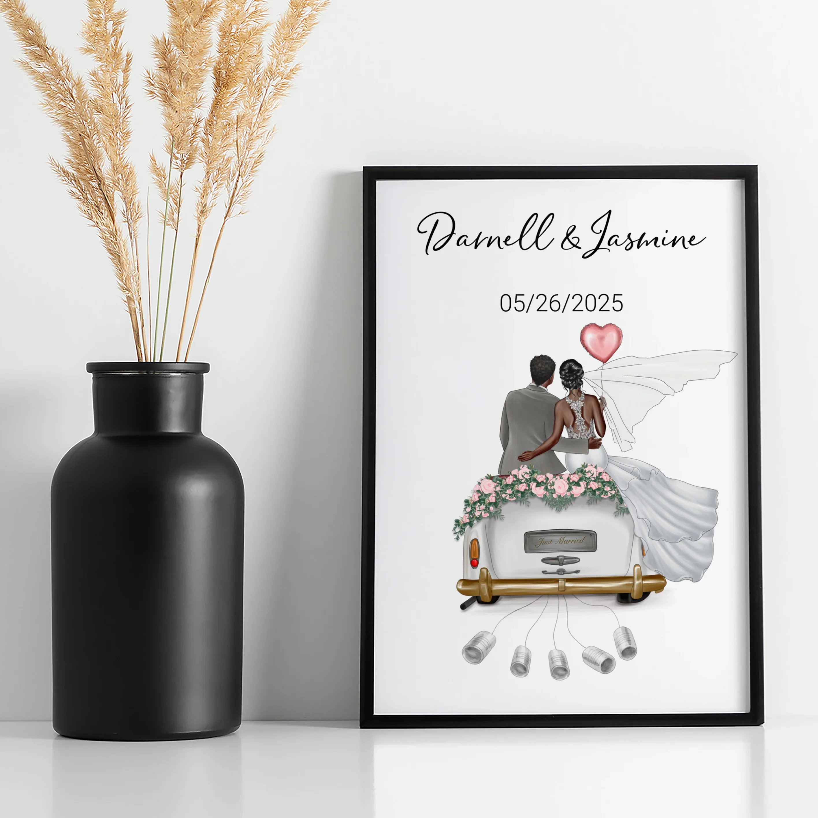 Personalized Poster "Just Married" - Image 6