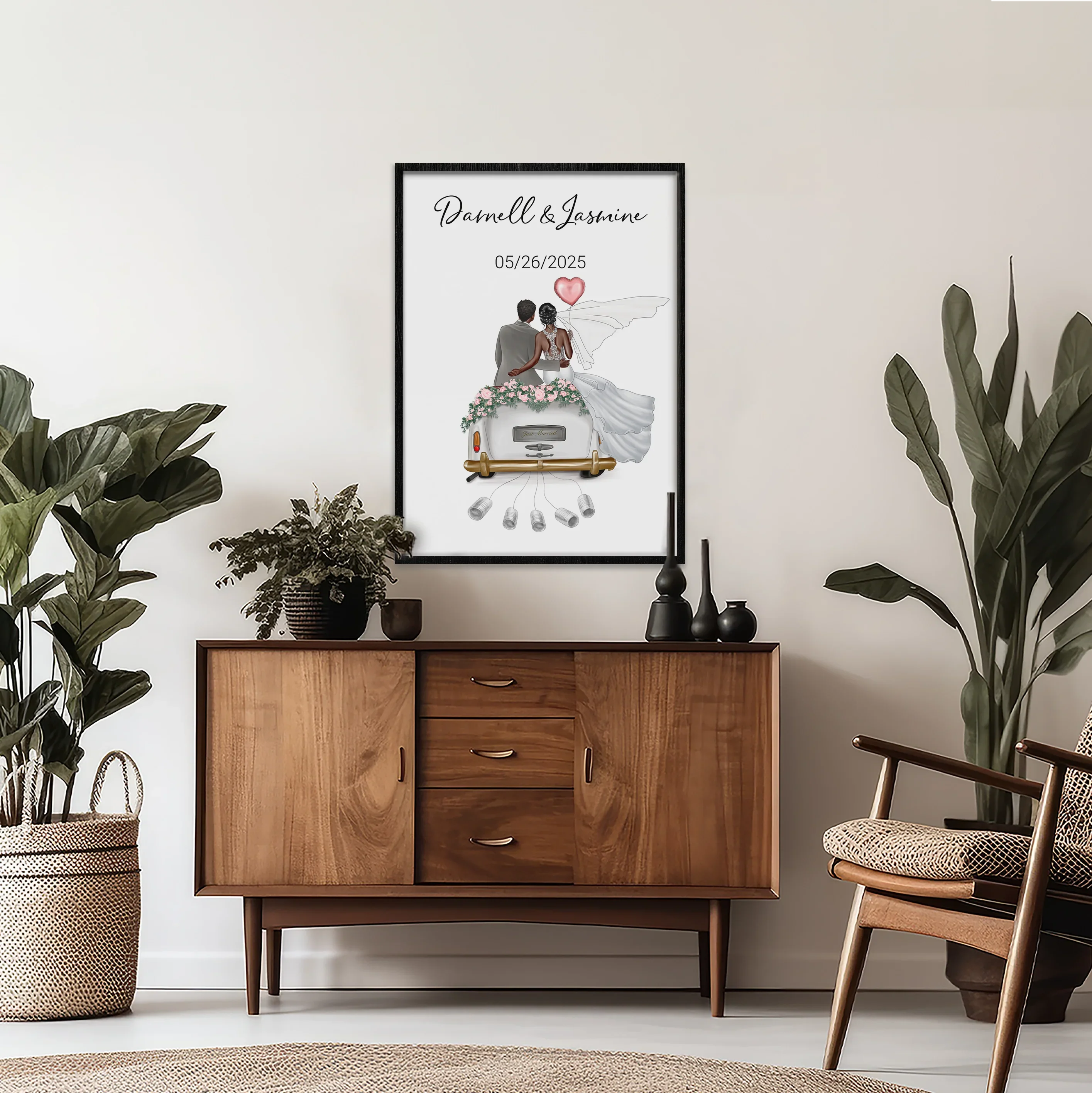 Personalized Poster "Just Married" - Image 8