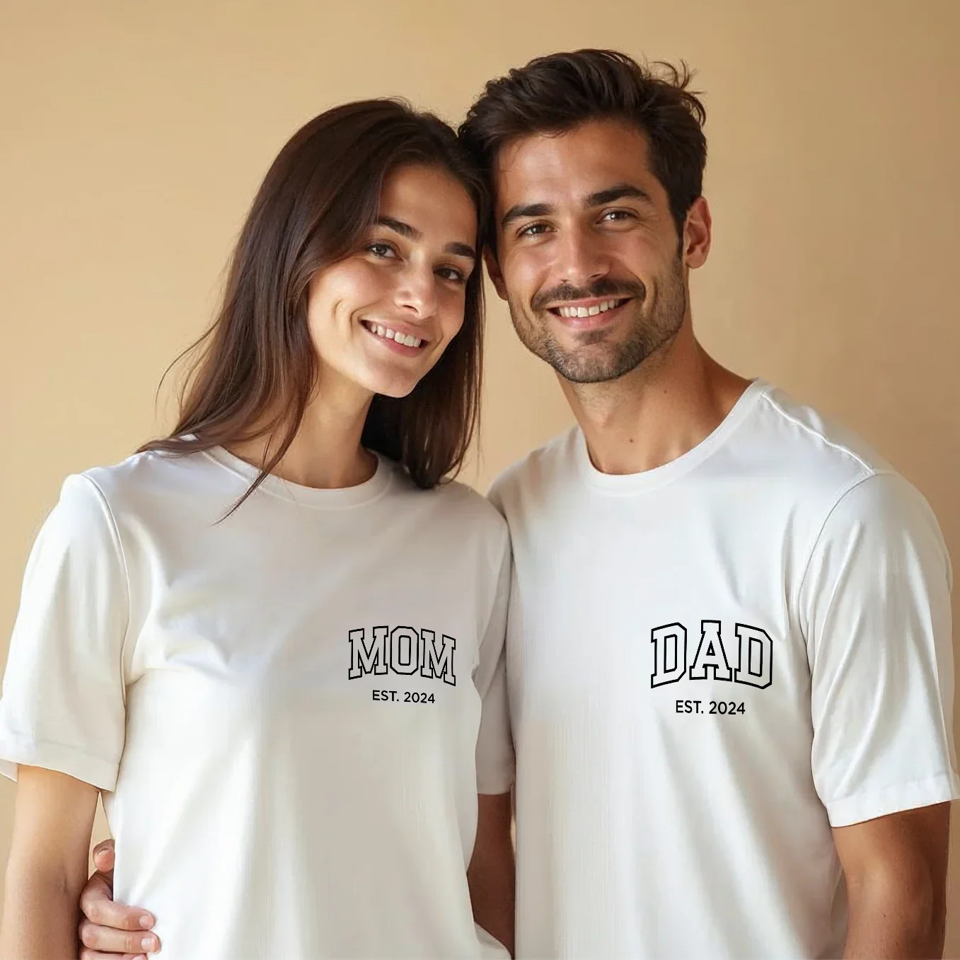 Personalized partner look oversized T-shirts Mom / Dad - Image 6