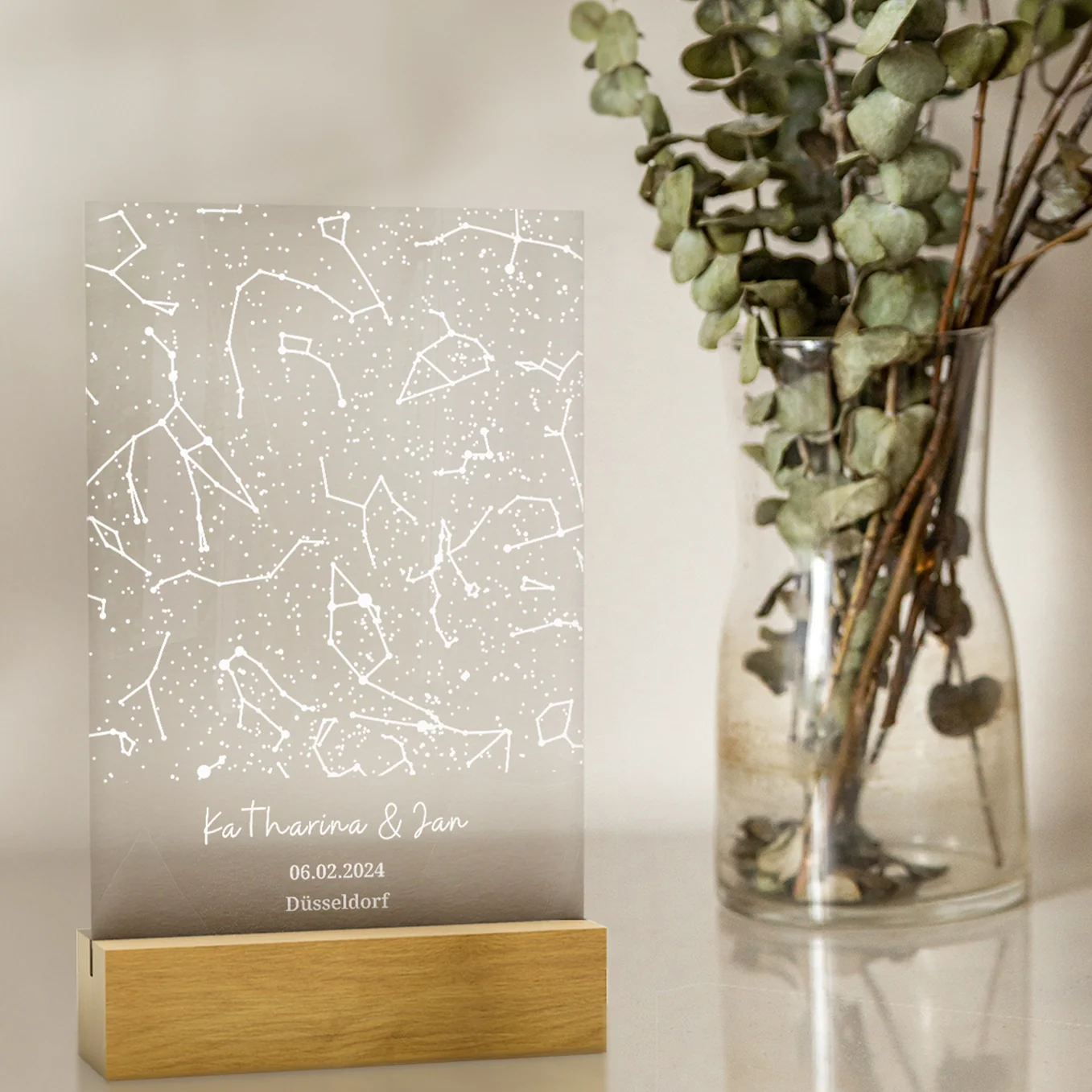 Personalized acrylic panel - "Starry Sky"