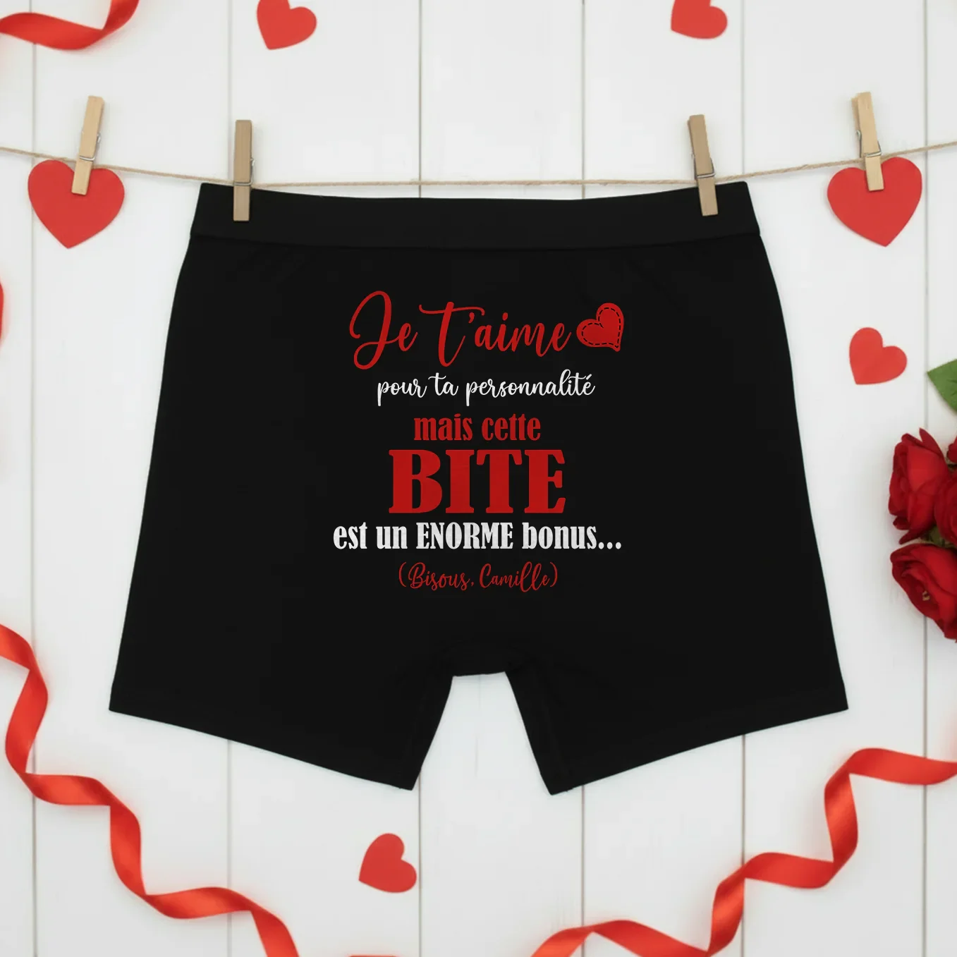 Personalisierte Boxershorts "Extra Bonus"