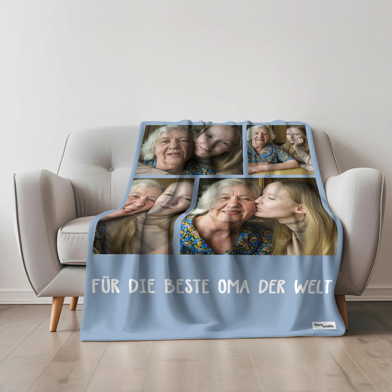 Personalisierte Decke "Foto Oma" - Image 4