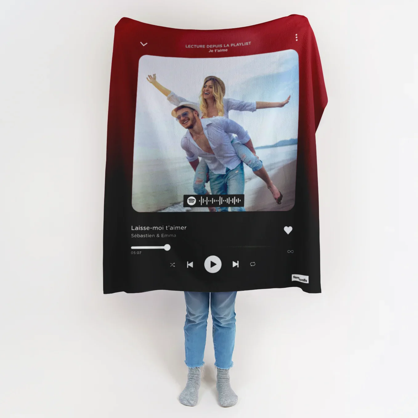 Personalized blanket "Favorite Song" Song Cover - Image 8