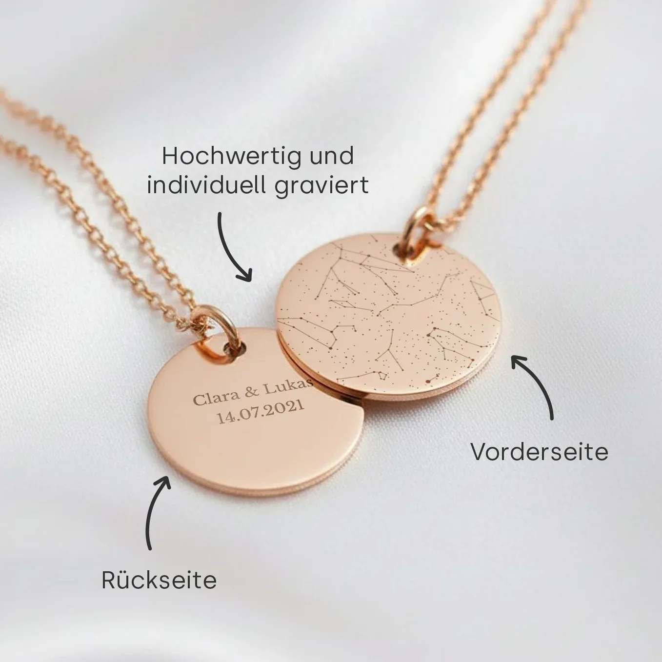 Personalisierte Halskette "Sternenhimmel" - Image 5