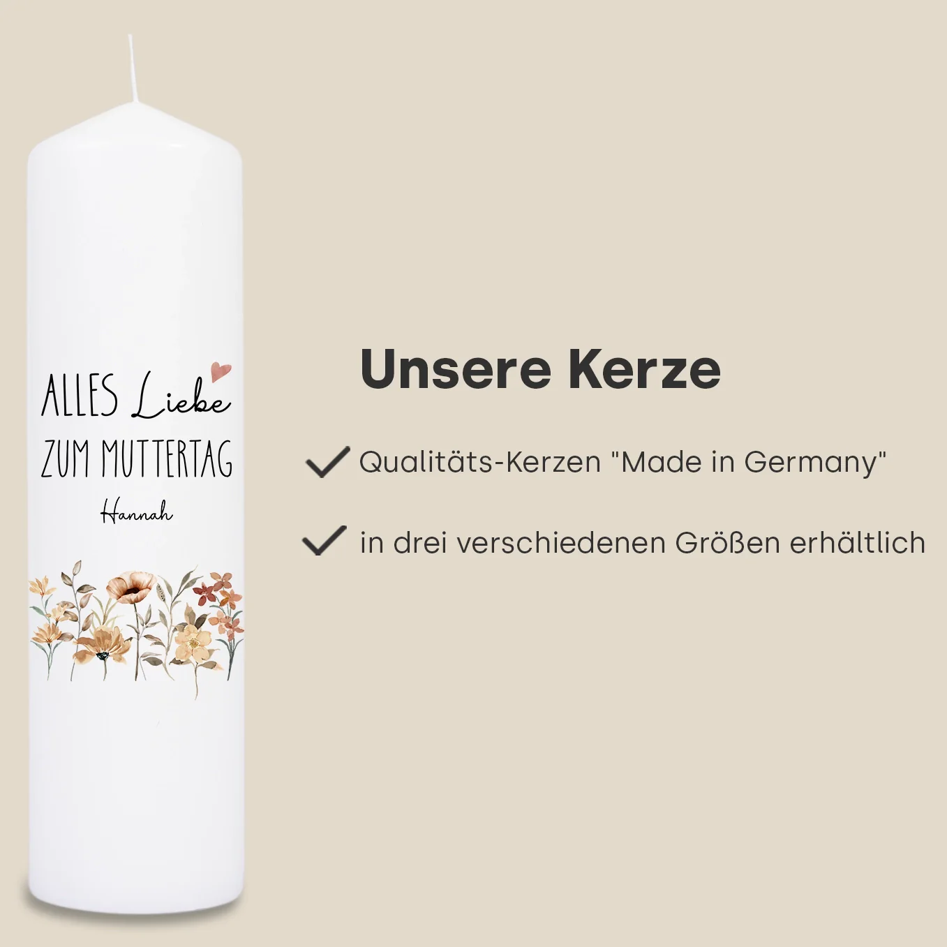 Personalized candle "Mother's Day" - Image 9