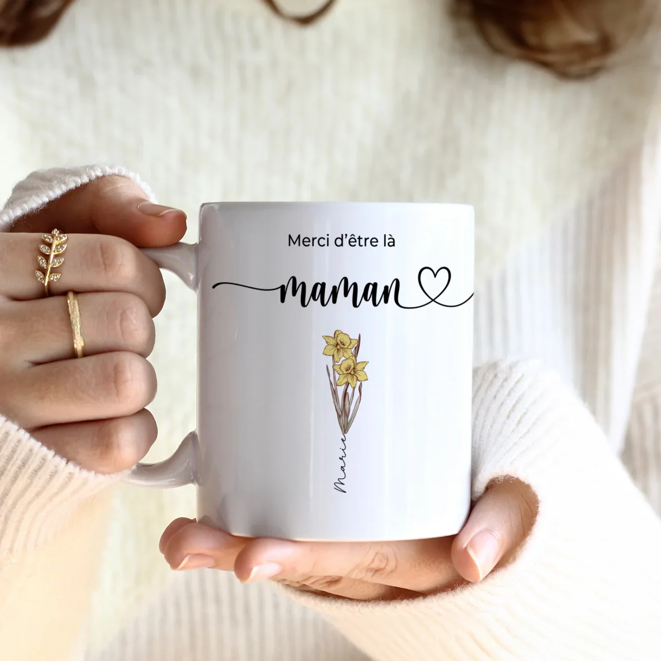 Personalized mug "Flowers for Mom" - Image 10