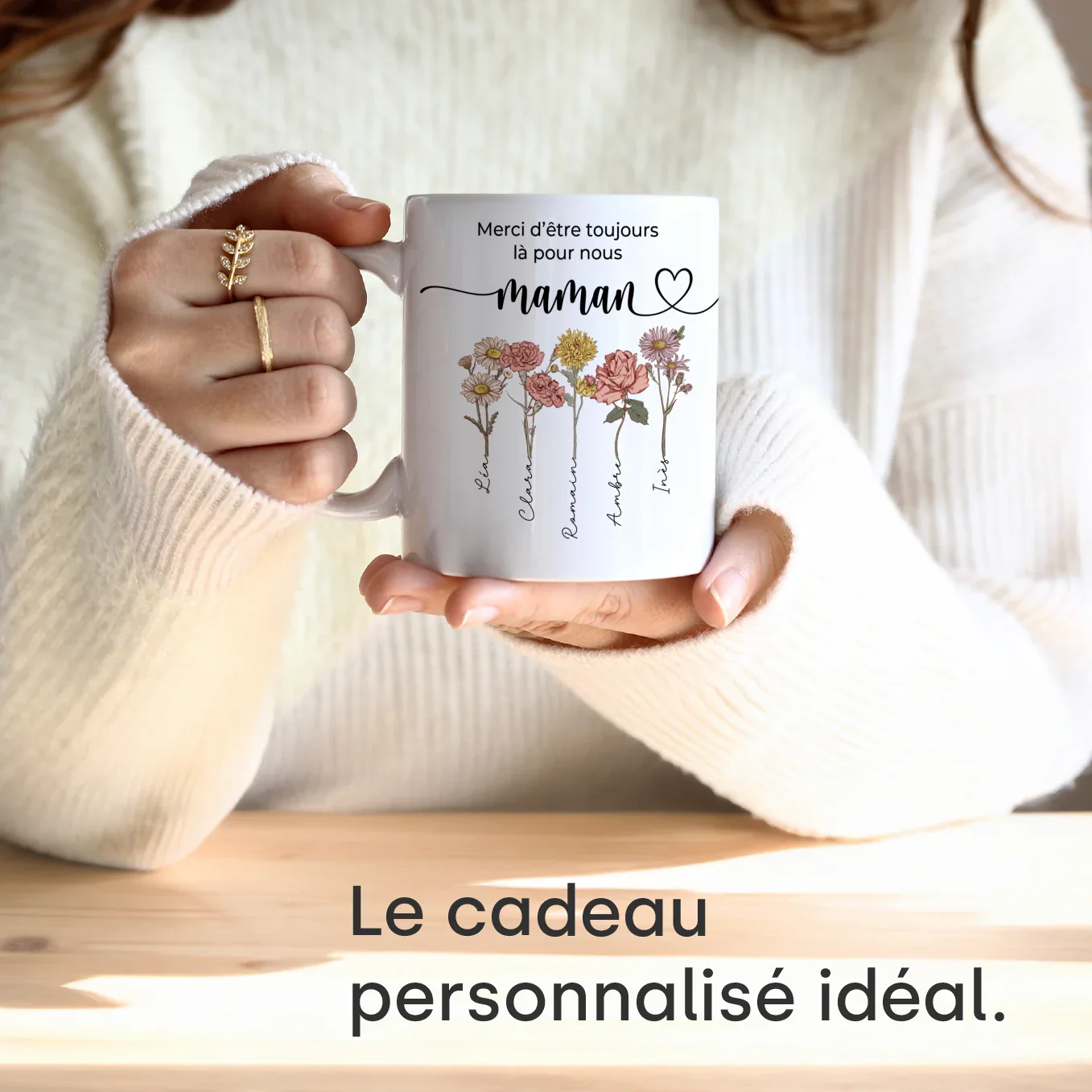 Personalized mug "Flowers for Mom" - Image 13