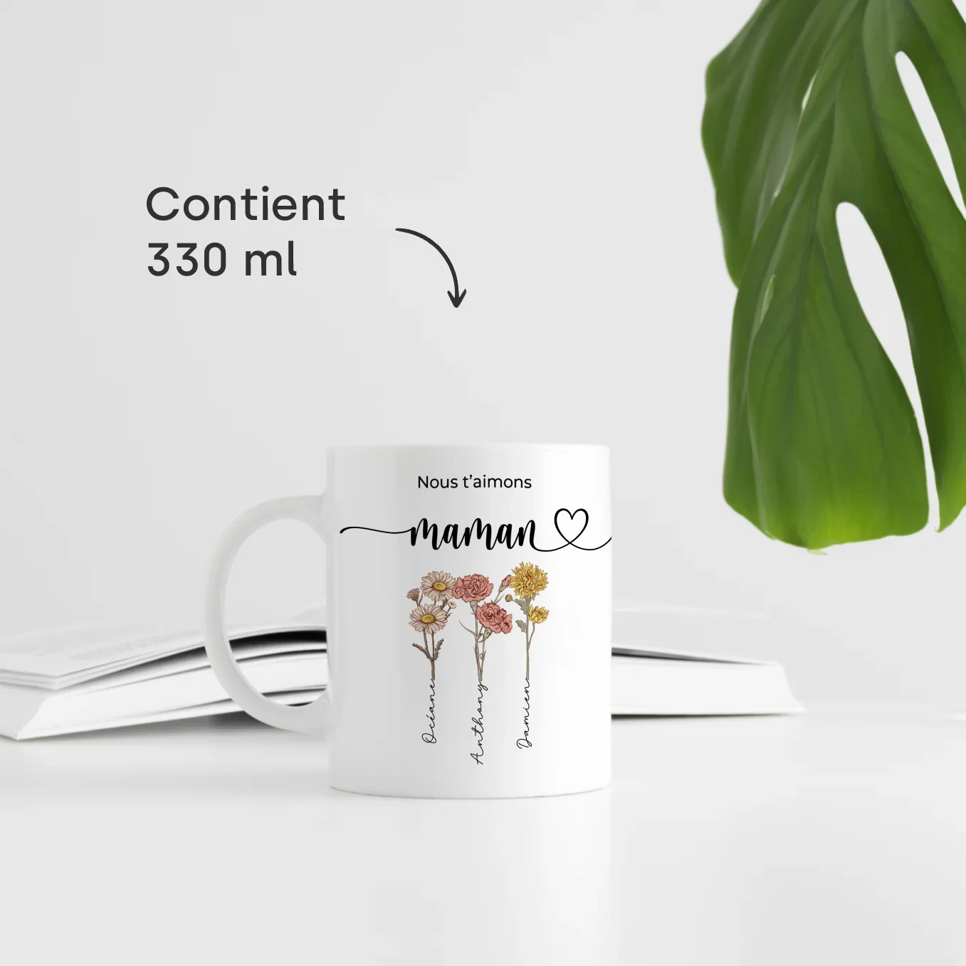Personalized mug "Flowers for Mom" - Image 14
