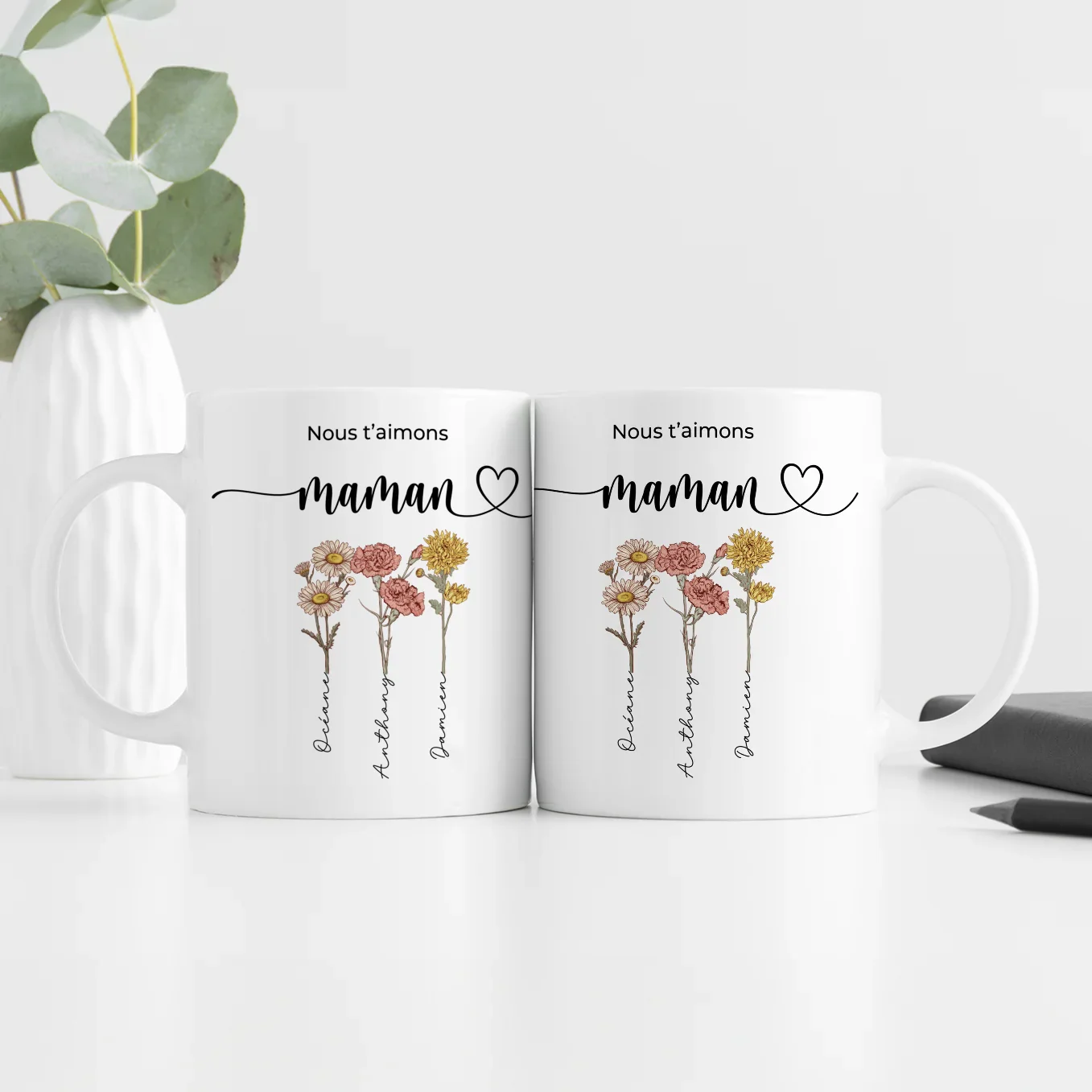 Personalized mug "Flowers for Mom" - Image 16