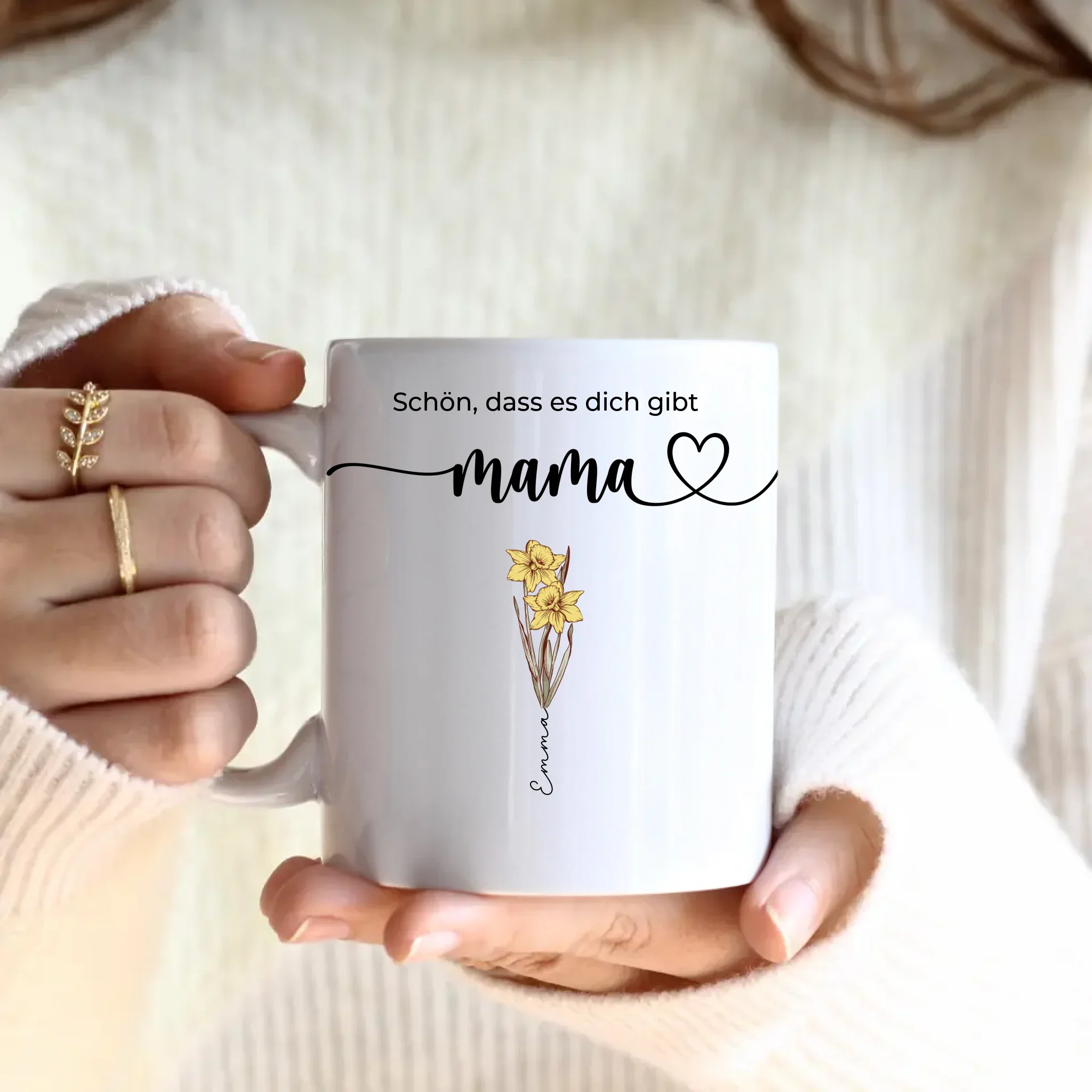 Personalized mug "Flowers for Mom" - Image 2