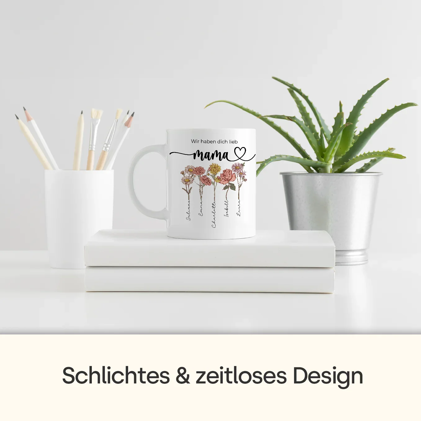 Personalized mug "Flowers for Mom" - Image 3