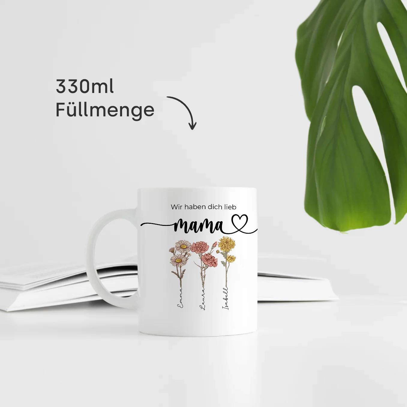 Personalized mug "Flowers for Mom" - Image 6