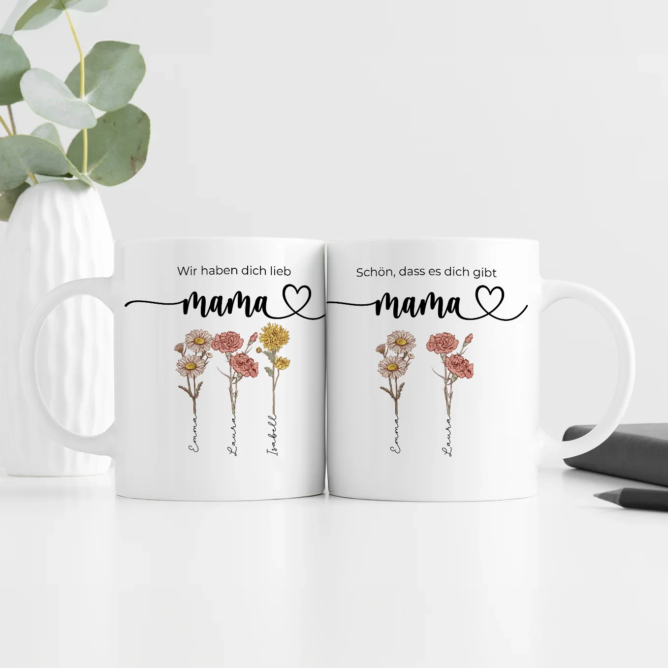 Personalized mug "Flowers for Mom" - Image 8