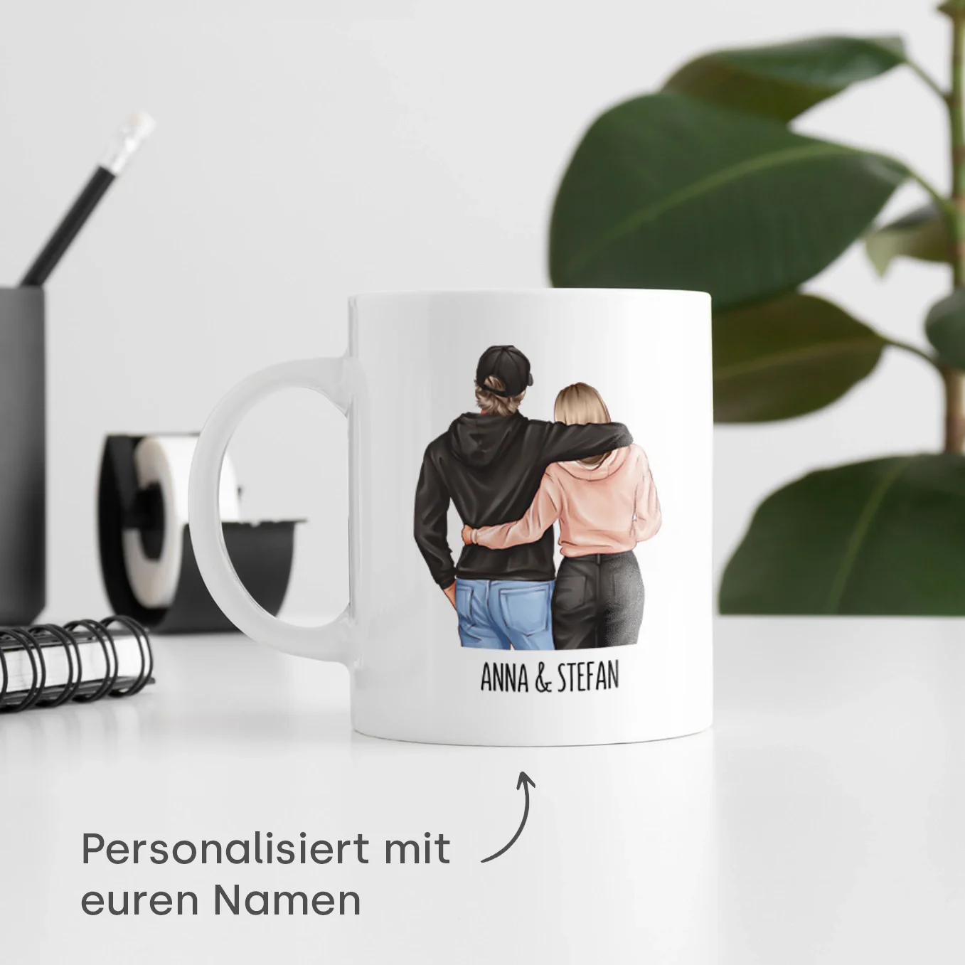 Personalisierte Tasse "Valentinstag" - Image 4