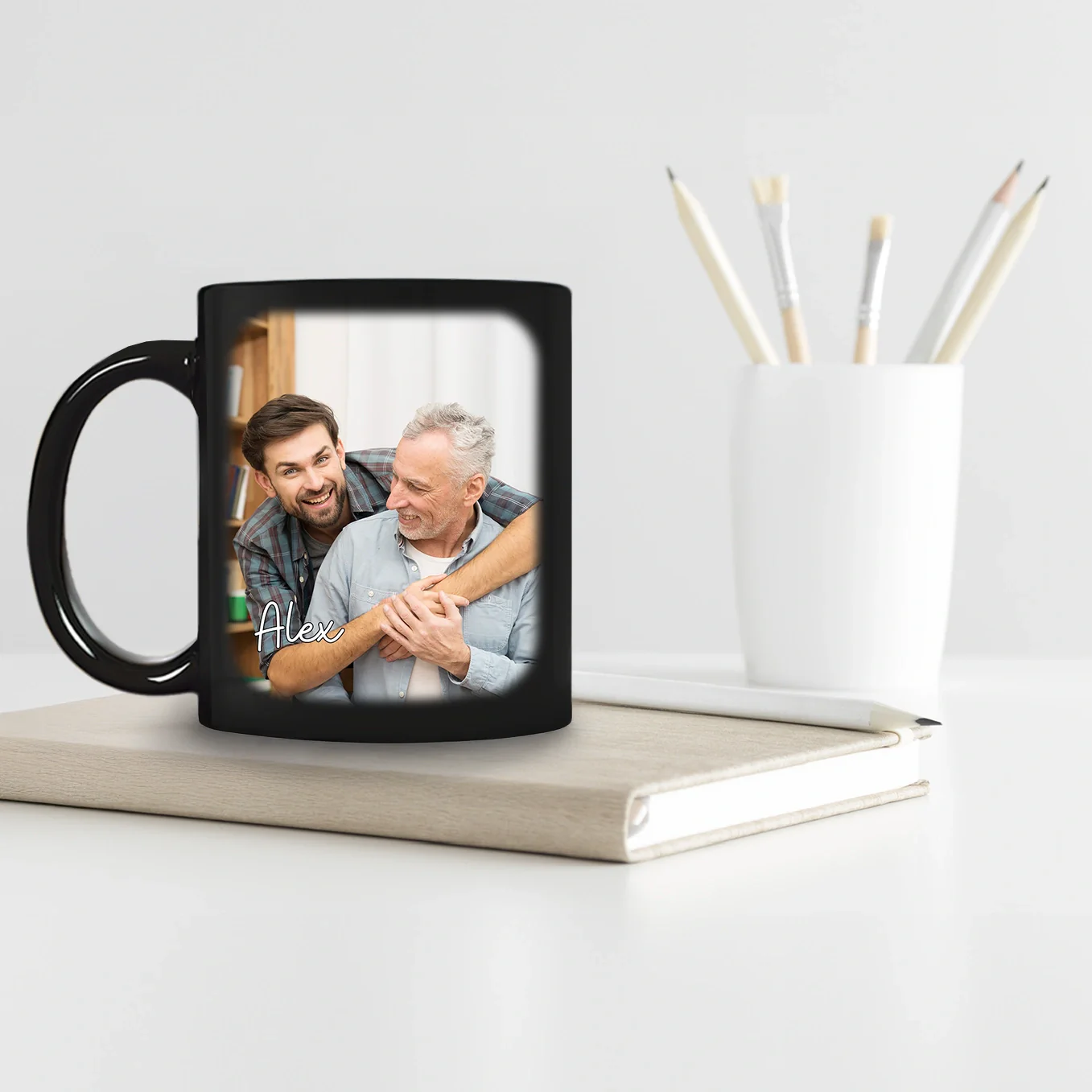 Personalized magic mug "Dad"