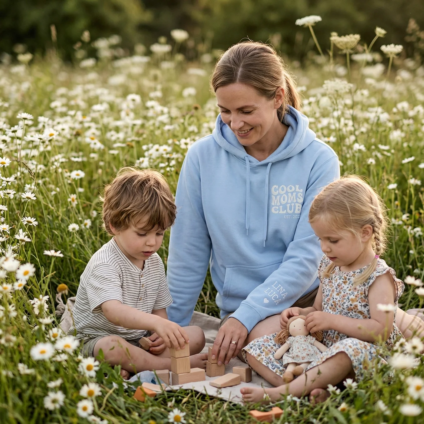 Personalisierter Hoodie bestickt "Cool Moms Club" - Image 6