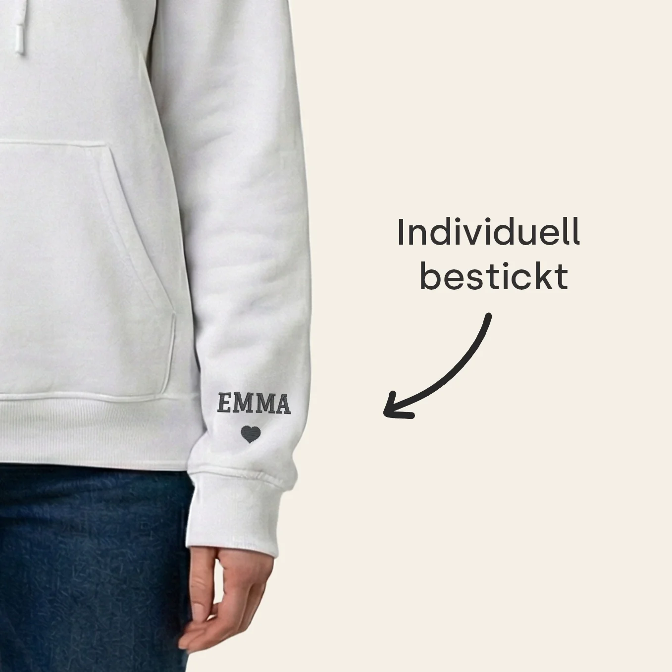 Personalisierter Hoodie bestickt "Cool Moms Club" - Image 8