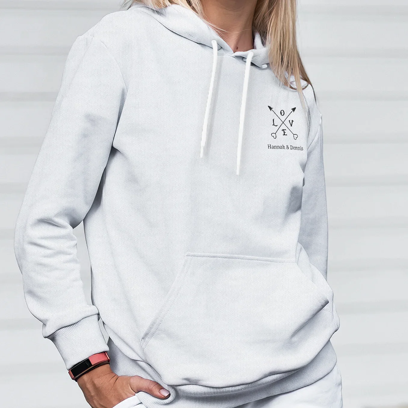 Personalized Hoodie "Love" - Image 4