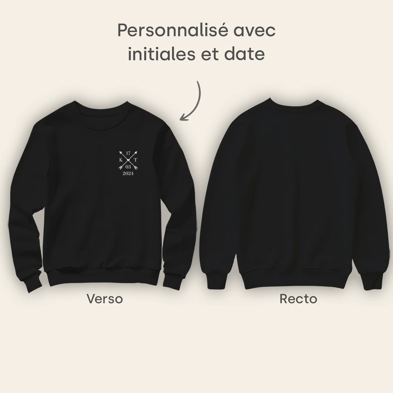 Personalisierter Partnerlook Sweater "Couple" - Image 18