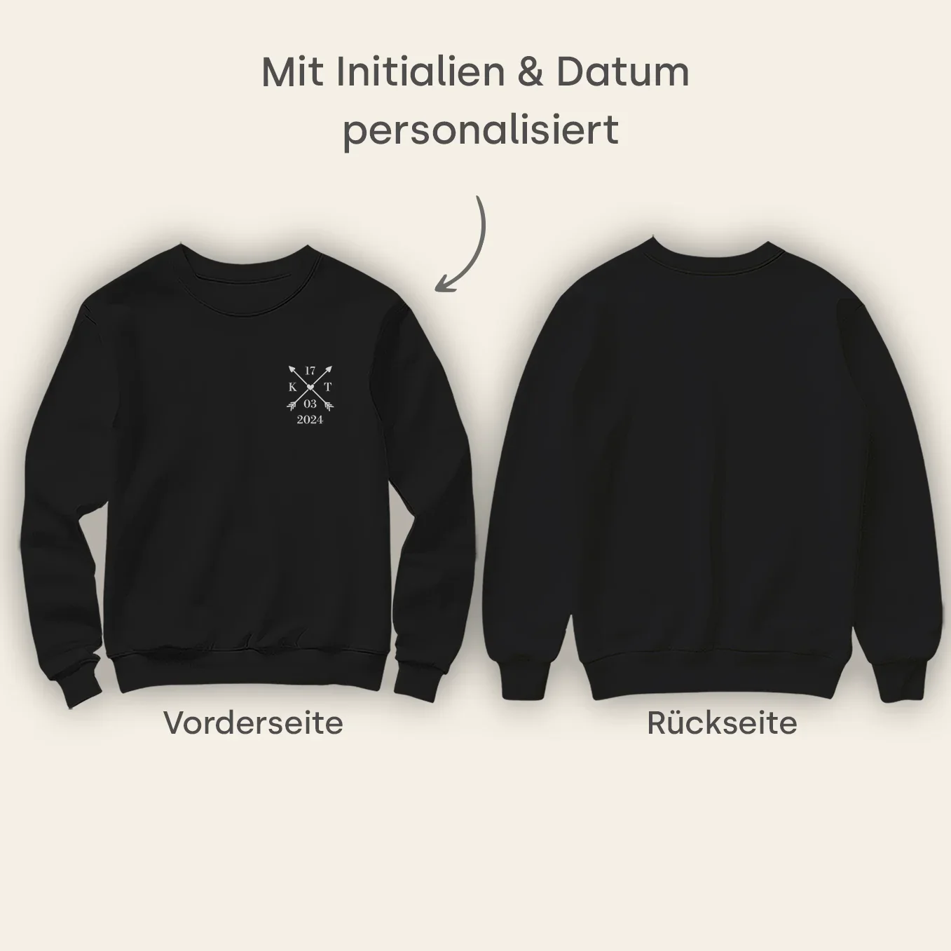 Personalisierter Partnerlook Sweater "Couple" - Image 8