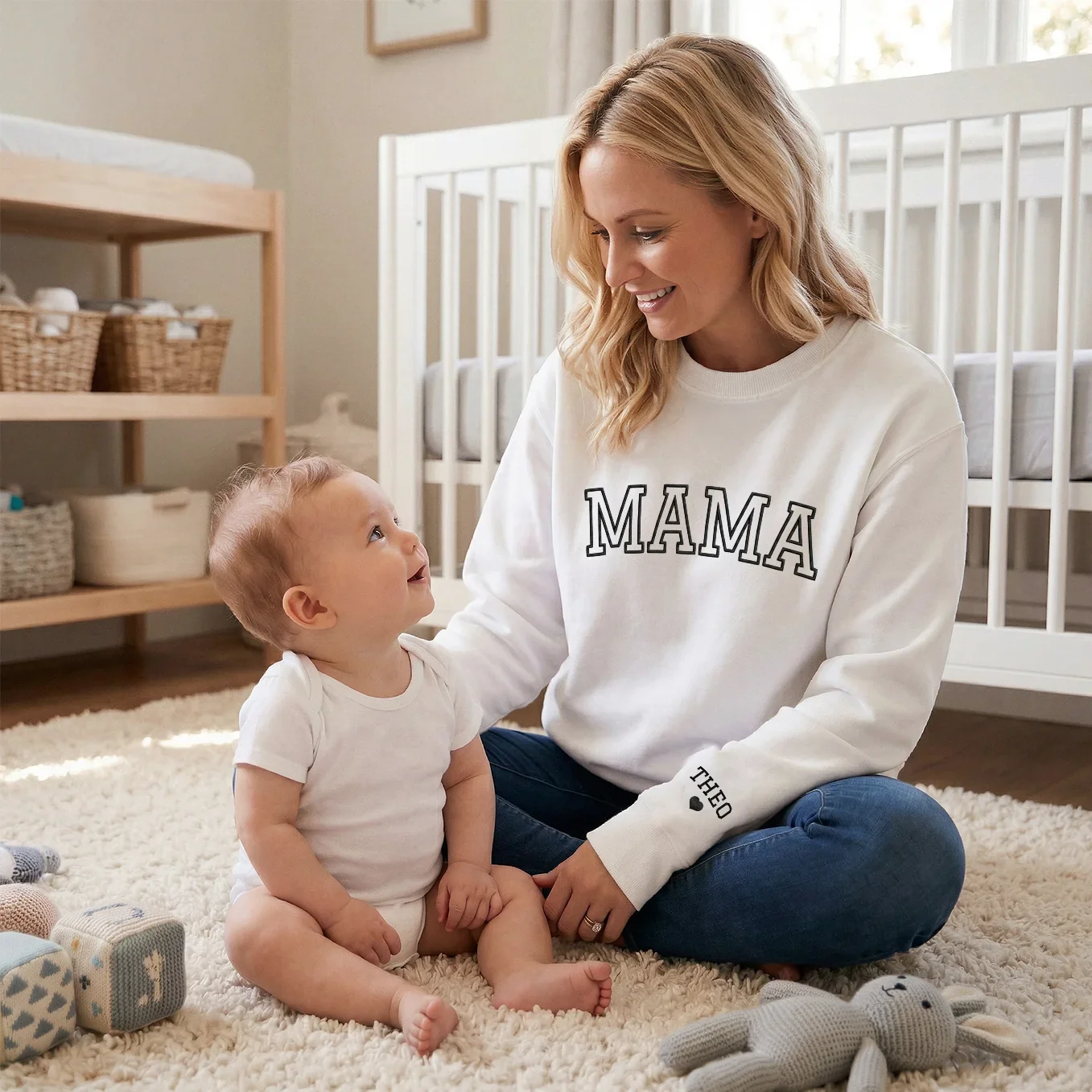 Personalisierter Sweater bestickt "MAMA" - Image 6