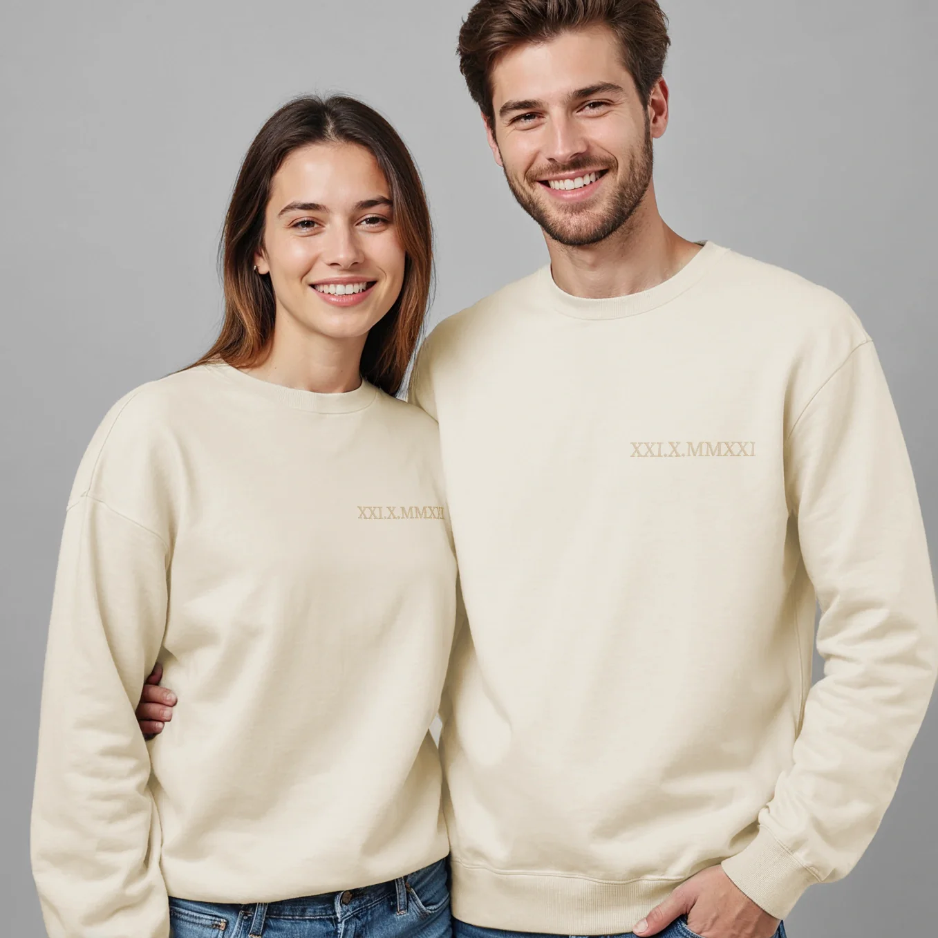 SINGLE Roman Date on Sweater (Embroidered) (DE & FR) - Image 12