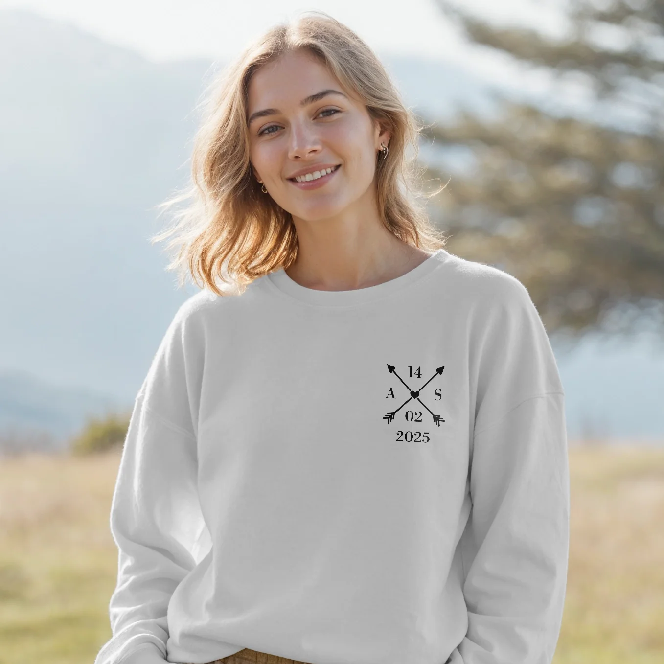Personalisierter Sweater "Herz & Datum" - Image 12